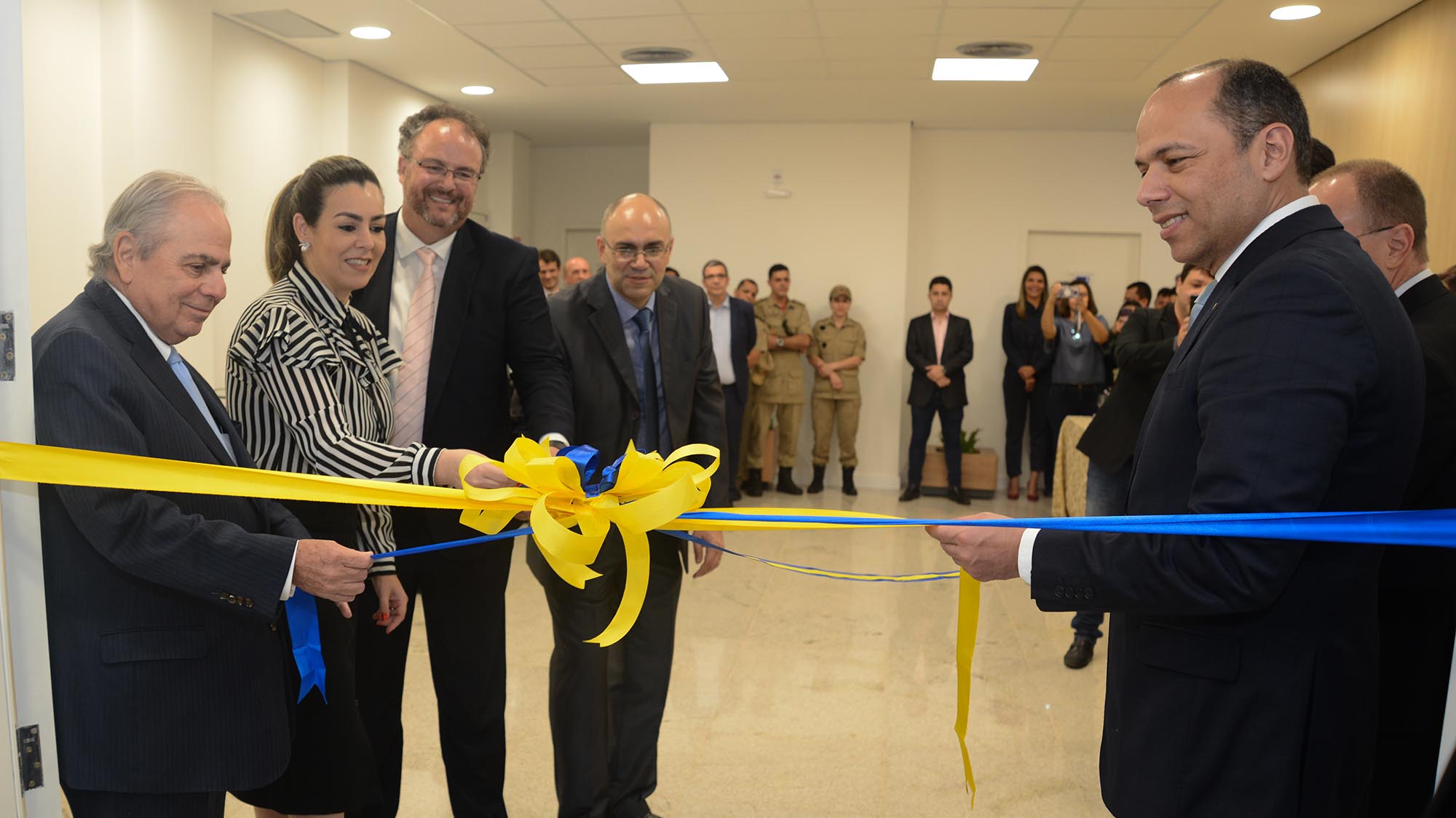 Prefeita Cinthia Ribeiro participa de inauguração do edifício sede do Banco do Brasil em Palmas