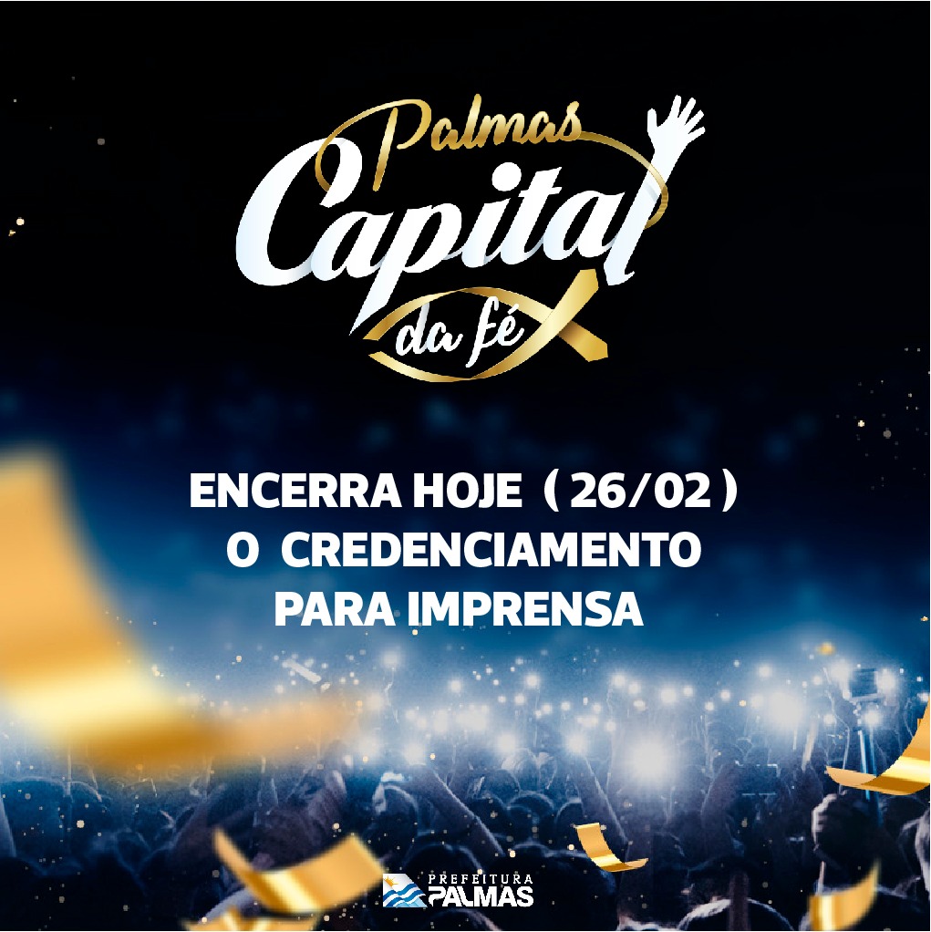 Capital da Fé 2019: credenciamento para imprensa termina nesta terça-feira, 26