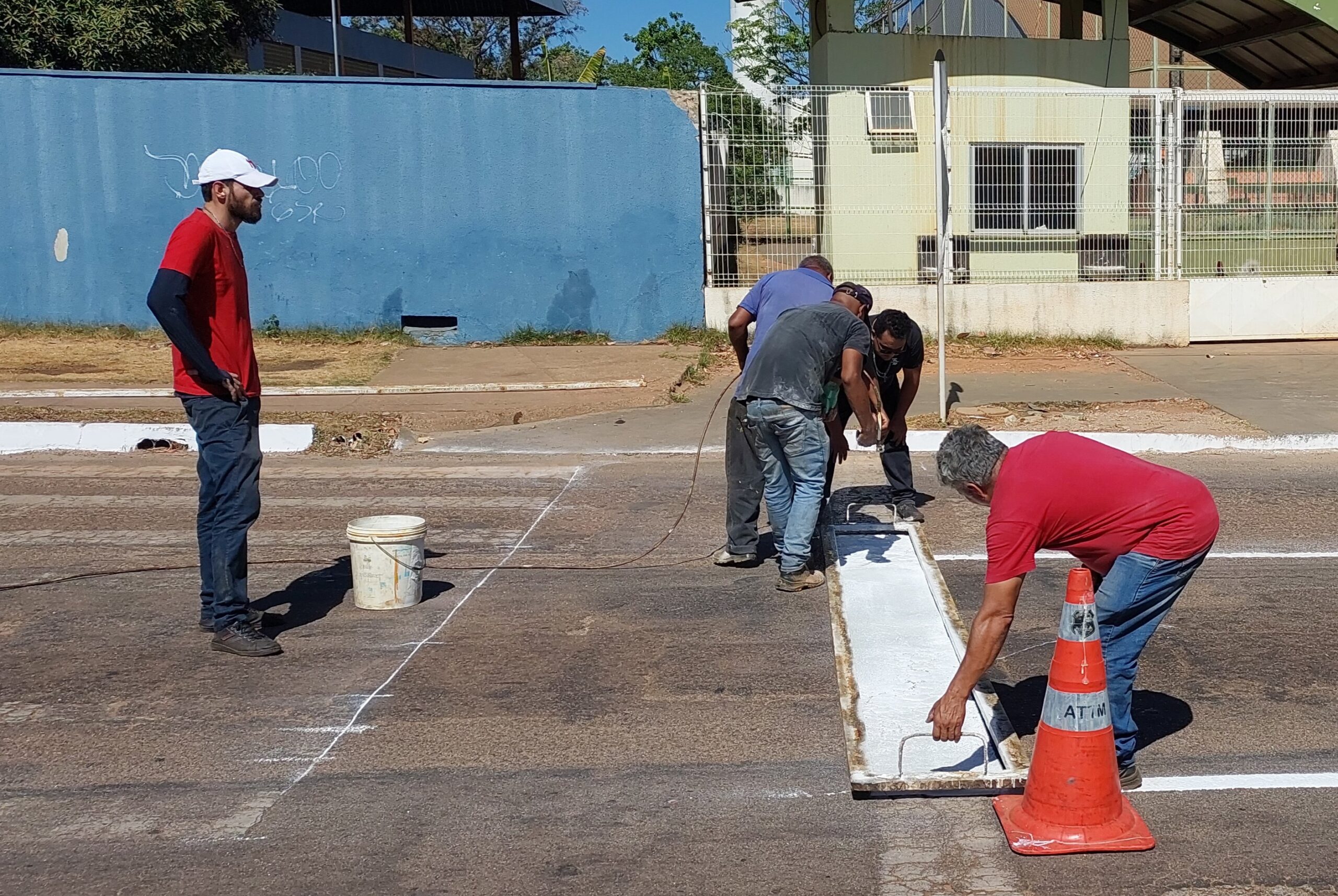 Prefeitura de Palmas realiza serviços de zeladoria em escolas da rede municipal de ensino para a volta às aulas