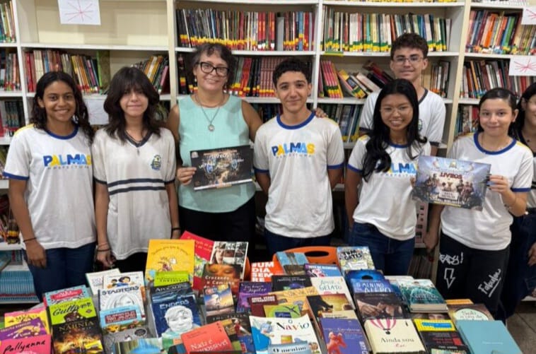 Em Palmas, campanha de doação busca enriquecer acervo da biblioteca da Escola Municipal Darcy Ribeiro