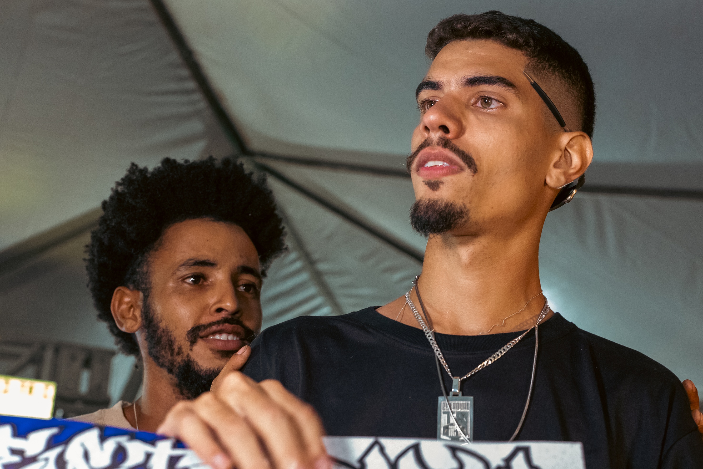 O grande vencedor da noite, MC Frajola.