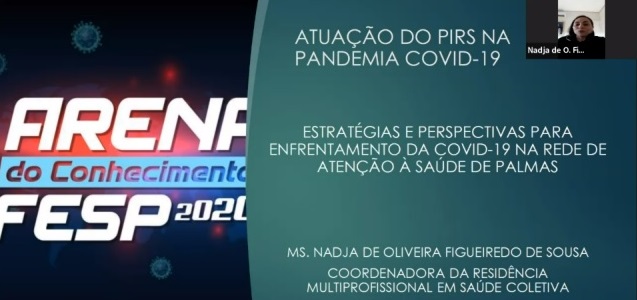 Arena do Conhecimento destaca a atuação do Programa Integrado de Residência em Saúde na Pandemia do novo coronavírus
