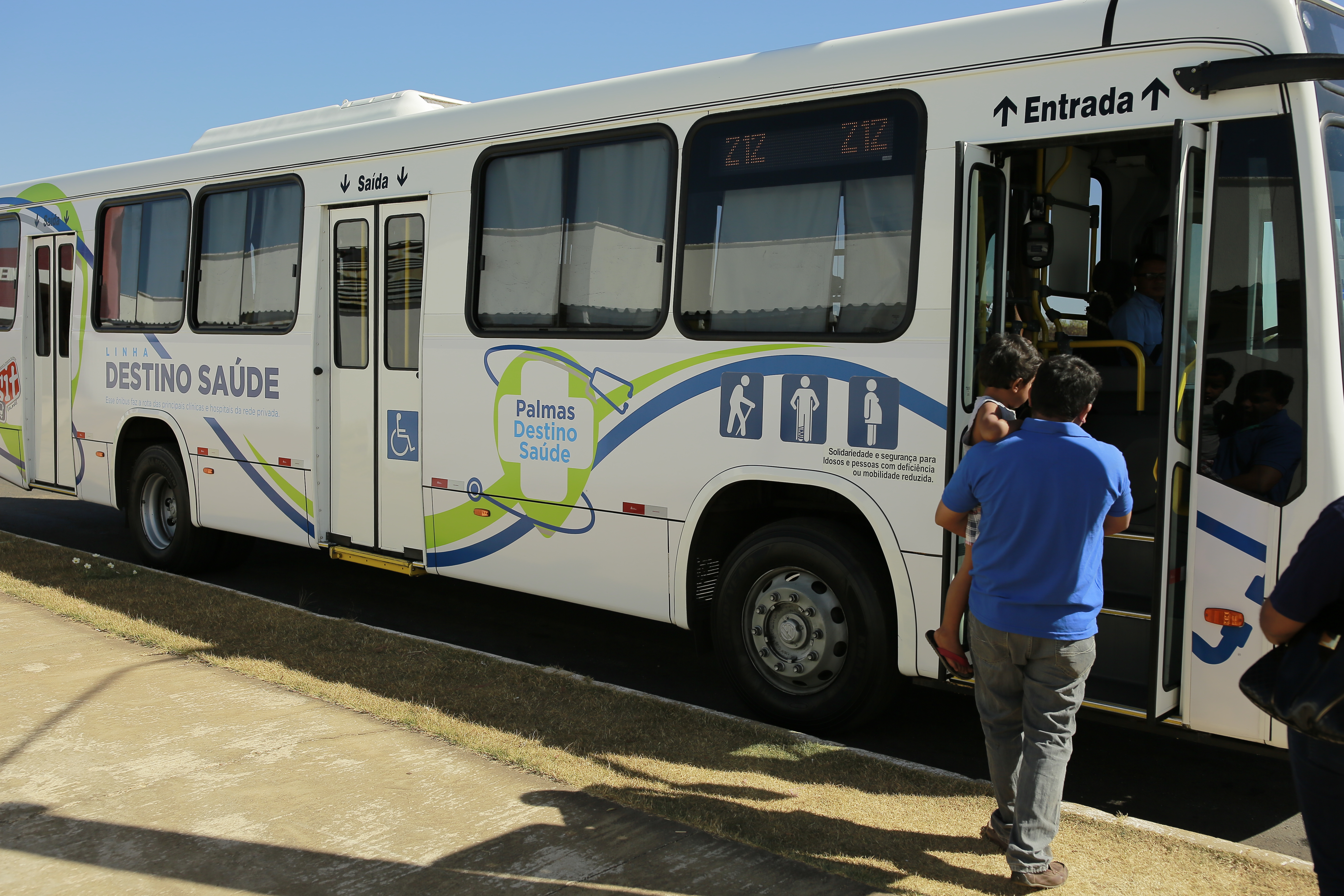 Linha 212, conhecida como Destino Saúde, pode ser usada por todos os usuários de transporte coletivo de Palmas