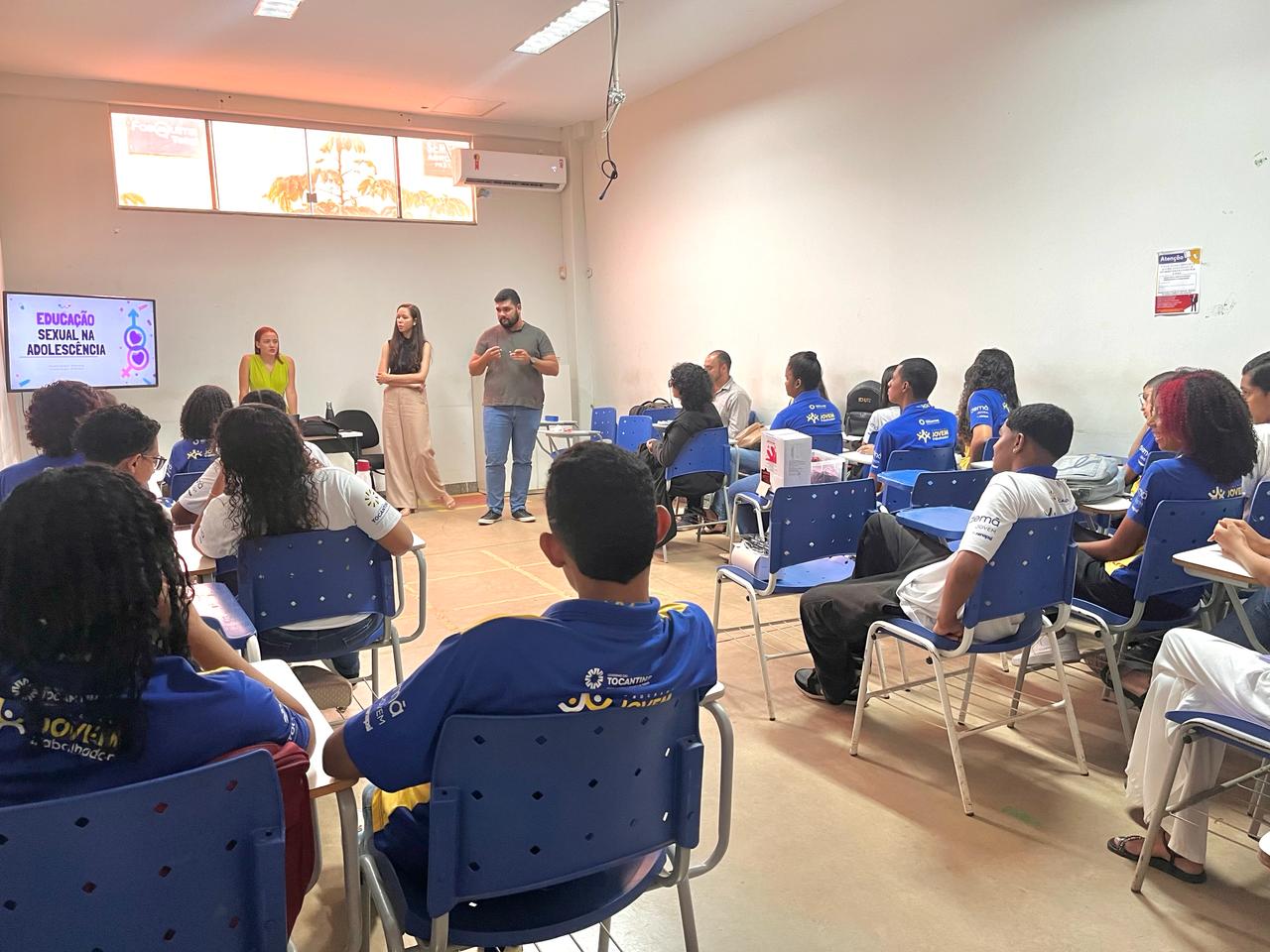 Jovens da Renapsi recebem palestra durante Semana de Prevenção à Gravidez na Adolescência