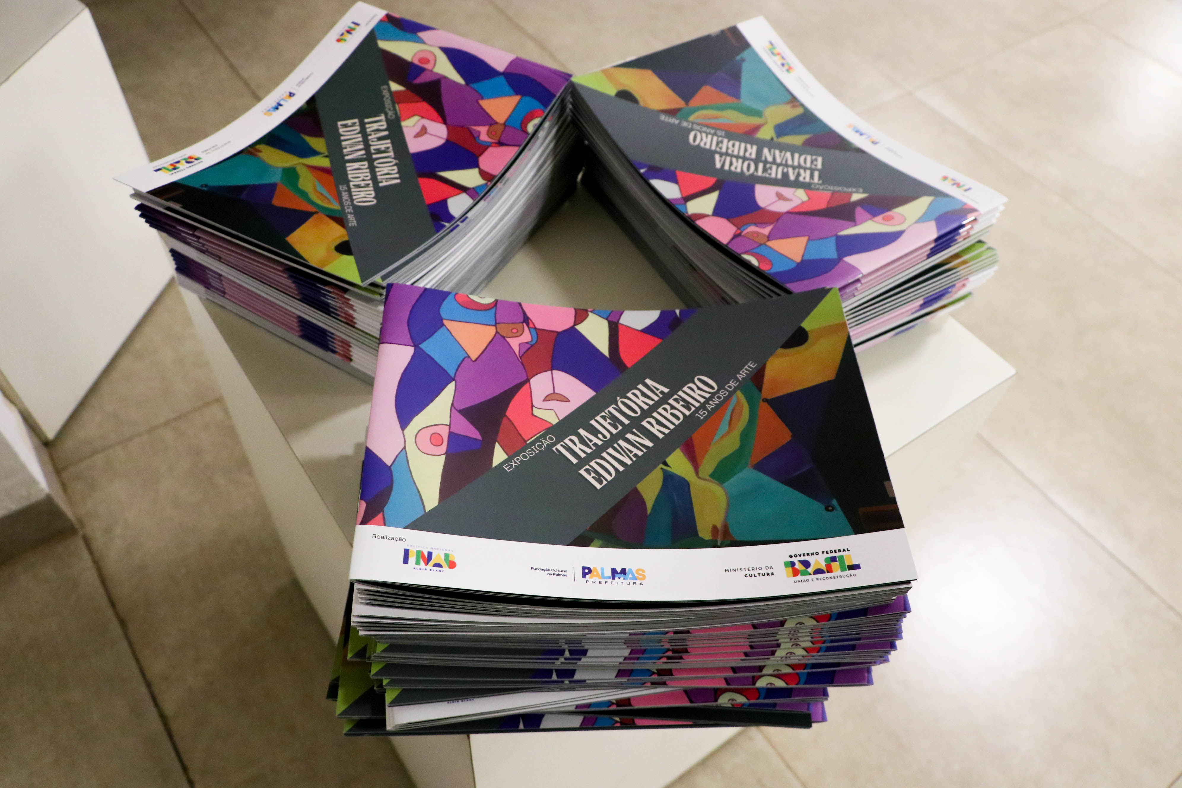 A contar da abertura da exposição, 300 catálogos contendo 20 páginas de informações sobre o projeto foram disponibilizados para a retirada gratuita do público visitante