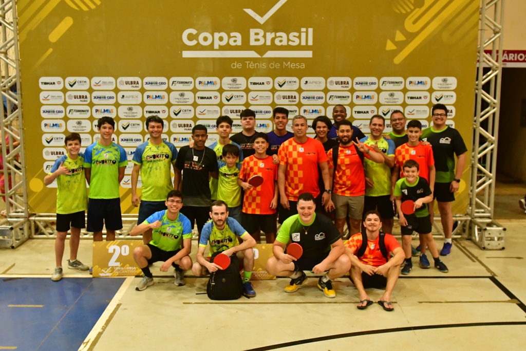 Palmenses conquistam 43 medalhas nas finais da Copa Brasil de Tênis de Mesa na Capital