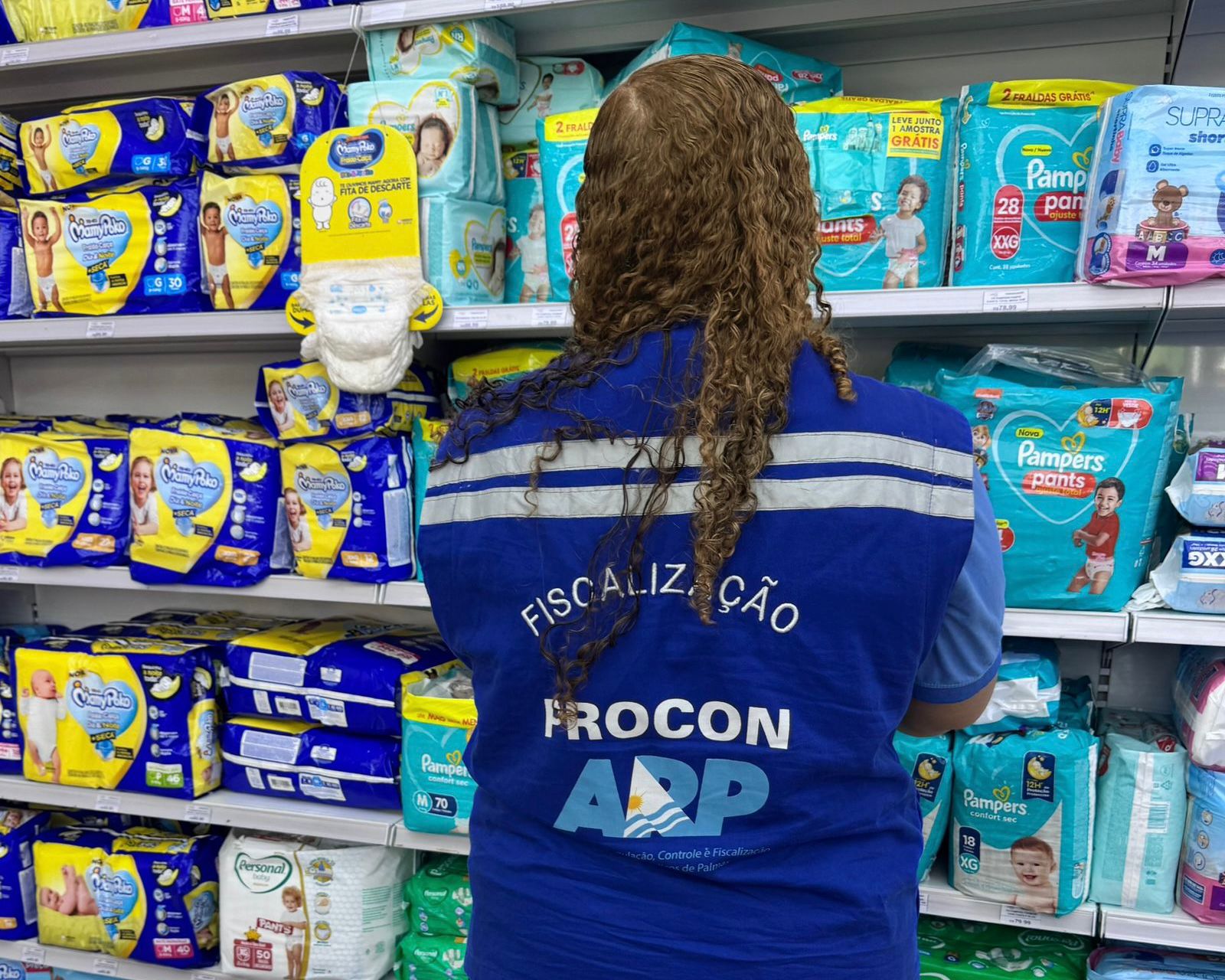 Procon Palmas divulga pesquisa de preços de fraldas descartáveis com variação de até 82% entre estabelecimentos