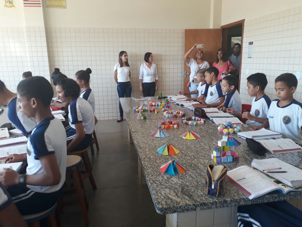 Equipe de cidade mato-grossense visita a ETI Almirante Tamandaré para conhecer inovações da unidade