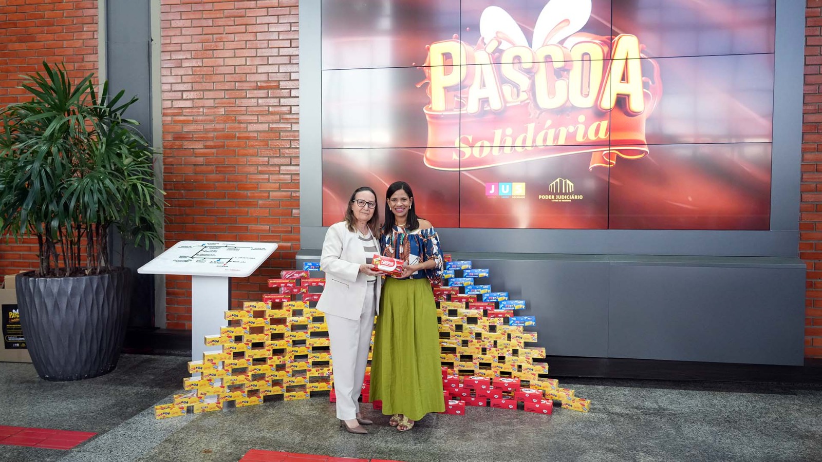 Produtos foram recebidos com entusiasmo pela equipe da creche, que já está organizando uma programação especial para a entrega