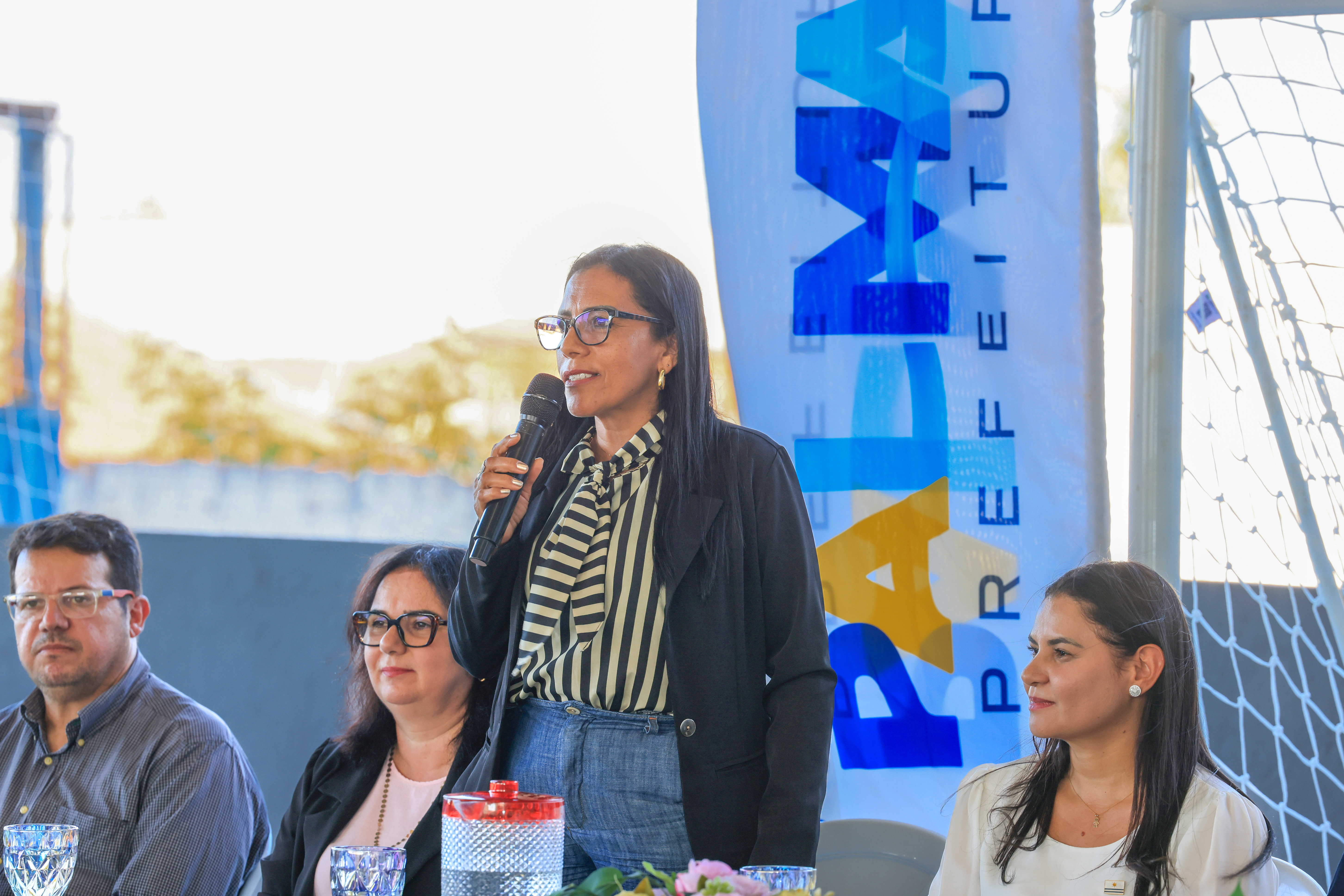 Diretora da escola Gerci Alves de Matos lembrou que a reforma era muito aguardada pelos estudantes