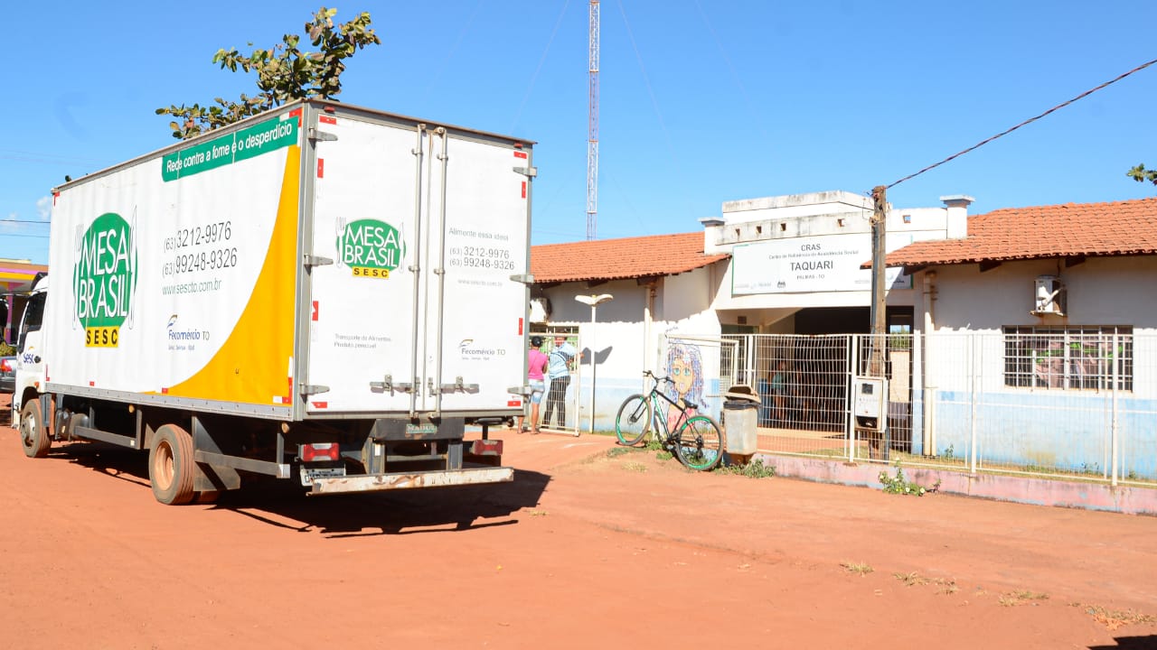 Cras de Palmas recebem doações do Programa Mesa Brasil
