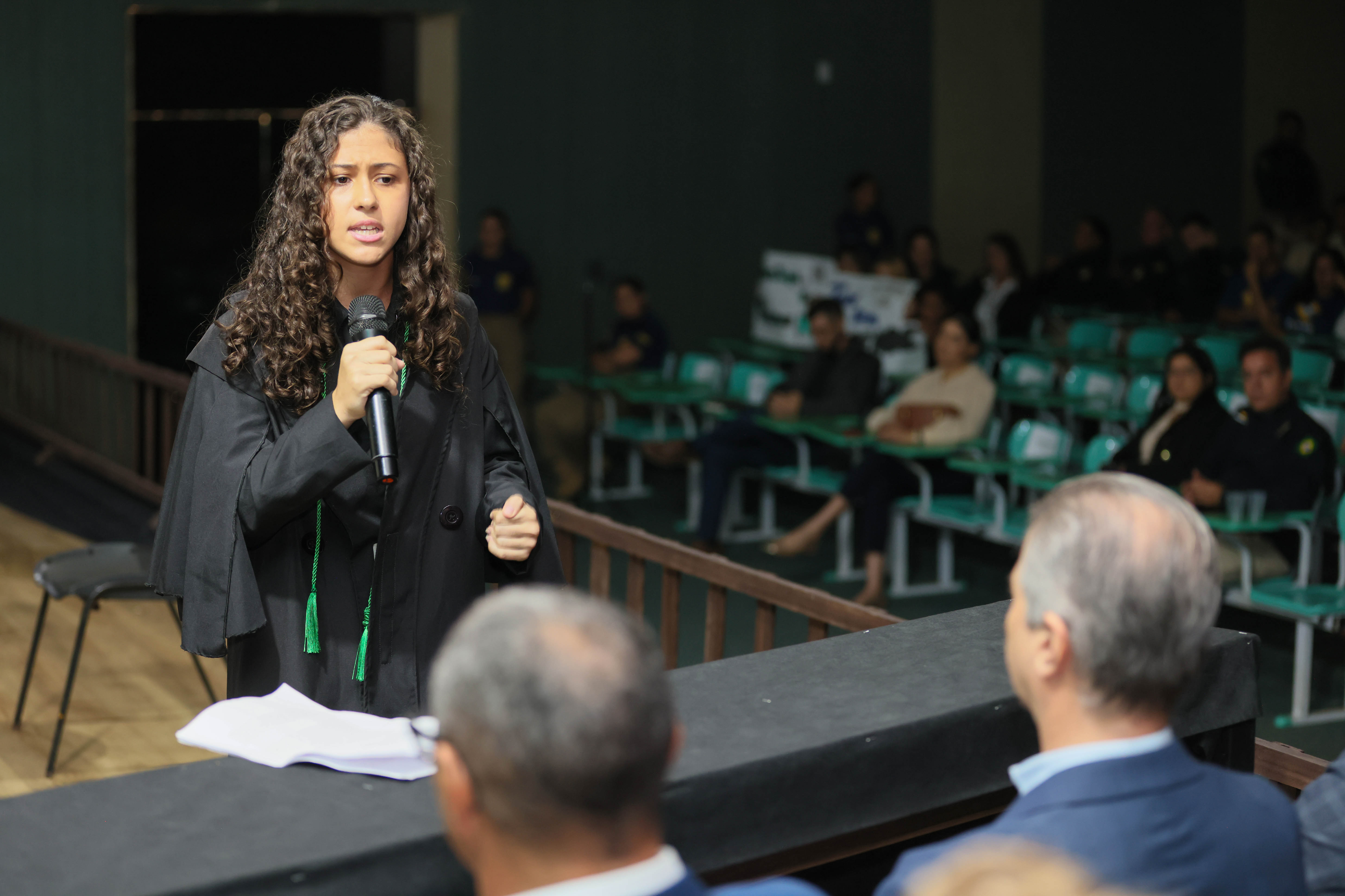 Júri Simulado da Escola de Tempo Integral Padre JosimoData: 22/039/2025Local: Auditório ETI Padre Josimo, Palmas - TOFoto: Júnior Suzuki