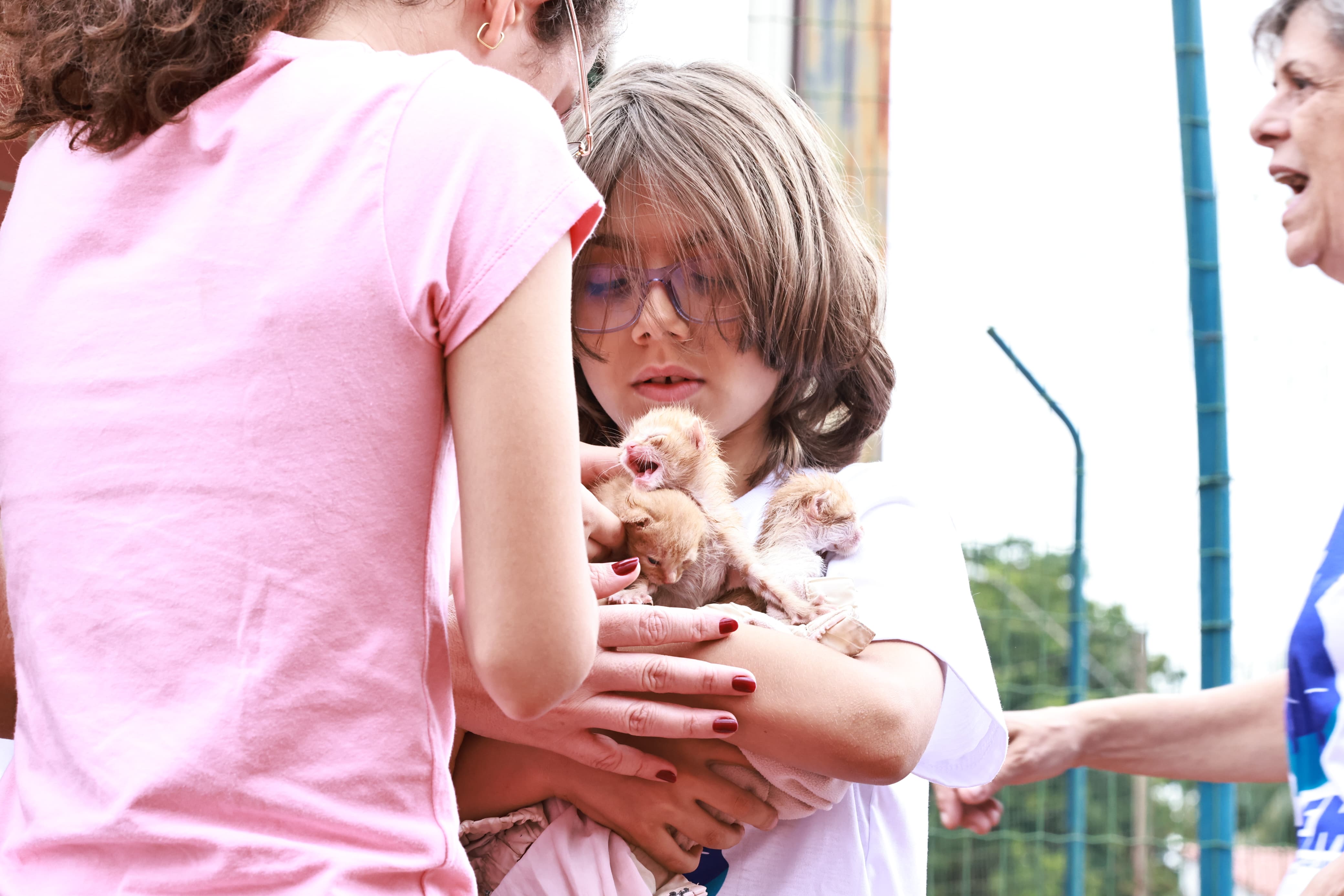 O pequeno Gael Siqueira Campos também participou do projeto