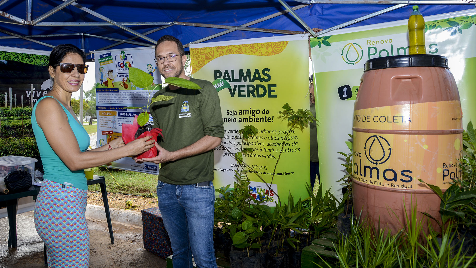 Com doação de cerca de 200 mudas, Prefeitura celebra o Dia da Árvore no Parque Cesamar
