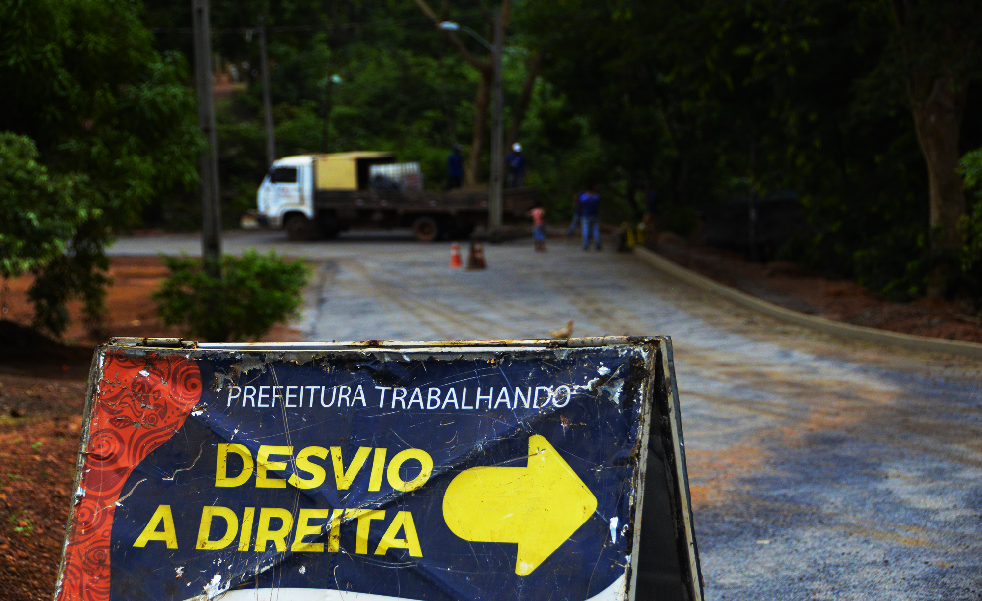 Obra viária no Jardim Aureny I avança e já traz satisfação a moradores