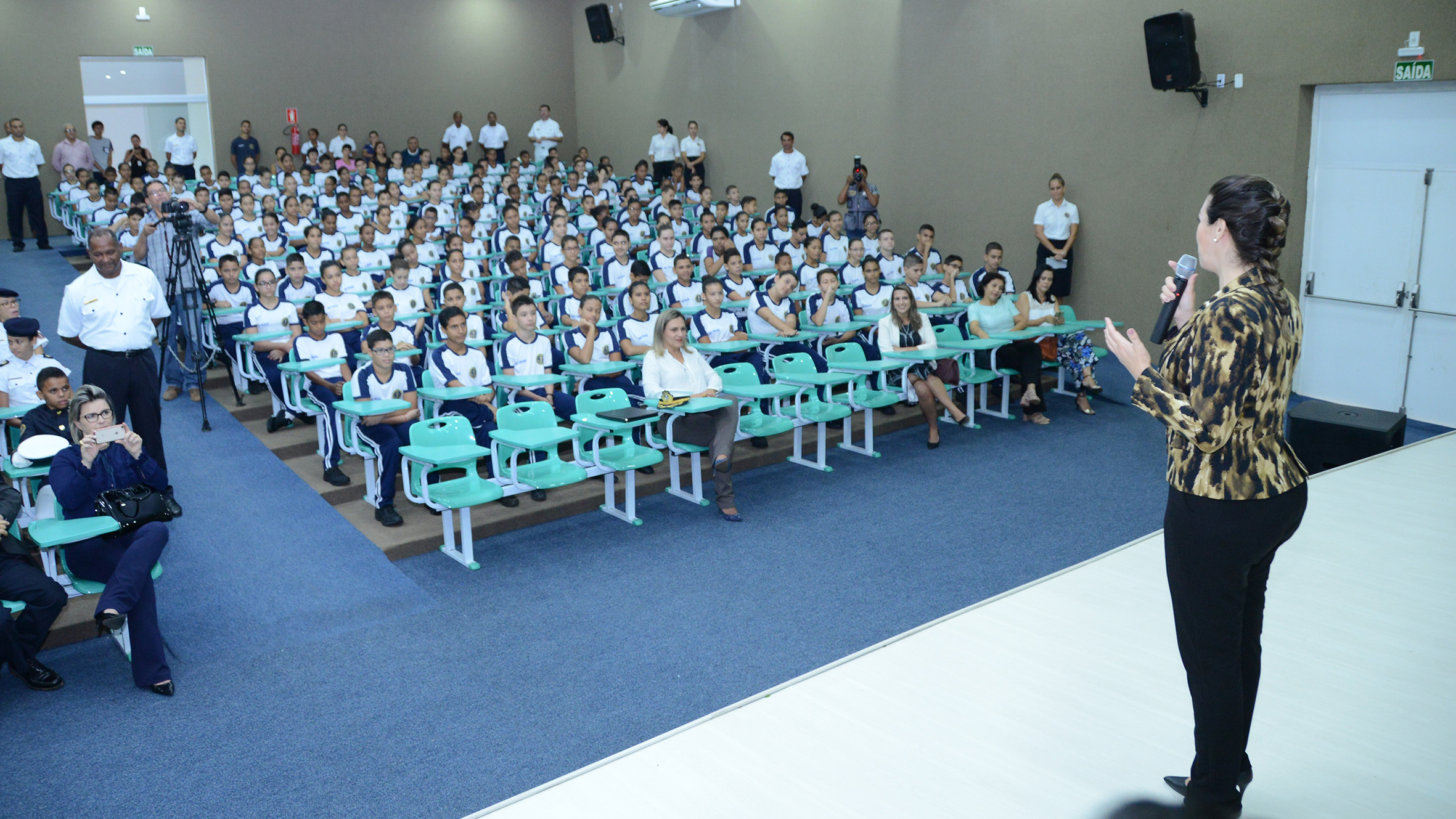 Aula Inaugural na manhã desta segunda, 05, na ETI Almirante Tamandaré abre o ano letivo de 37 mil alunos da rede municipal