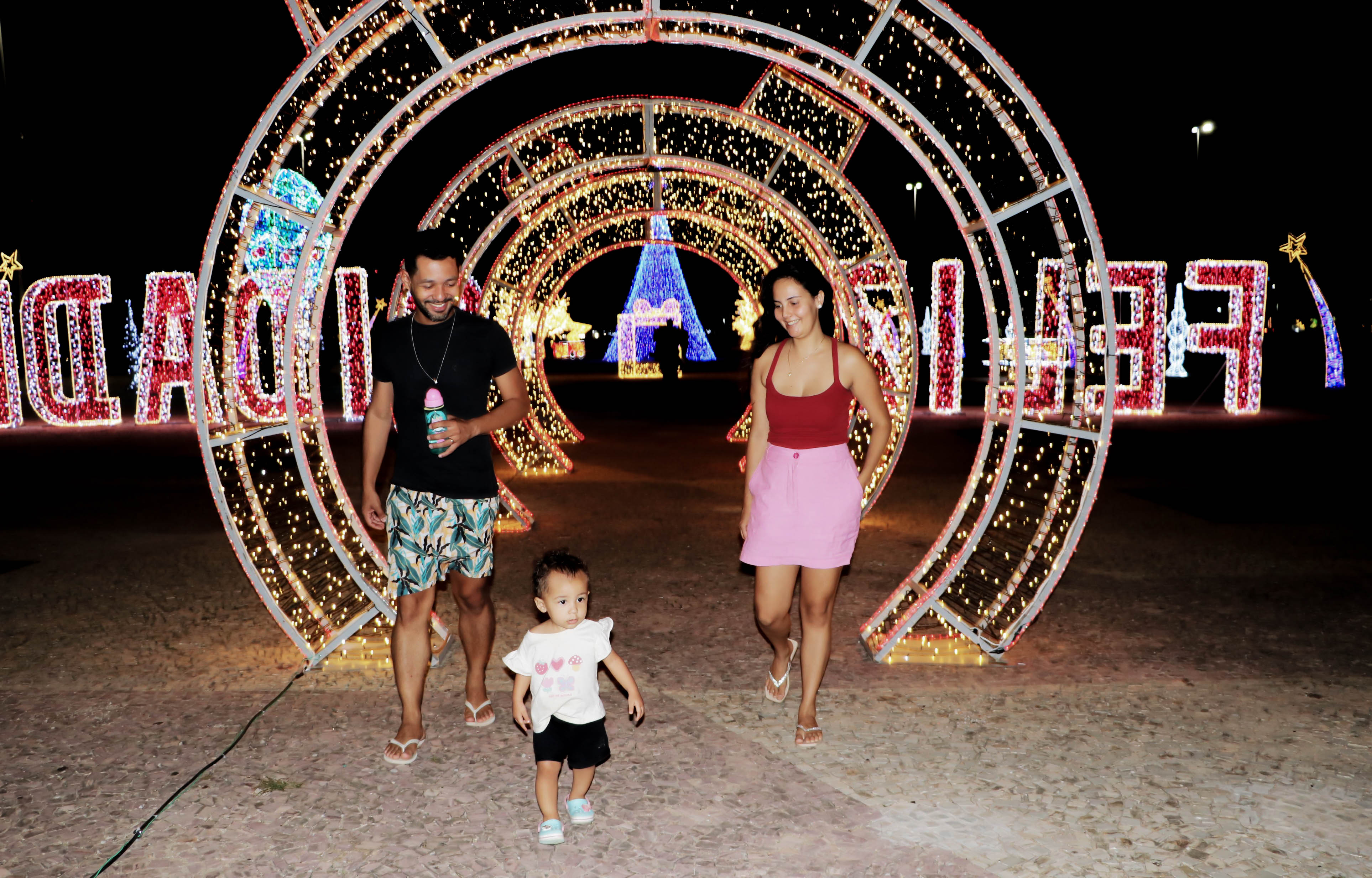 A família Castro considera a decoração nostálgica para os adultos e marcante para as crianças