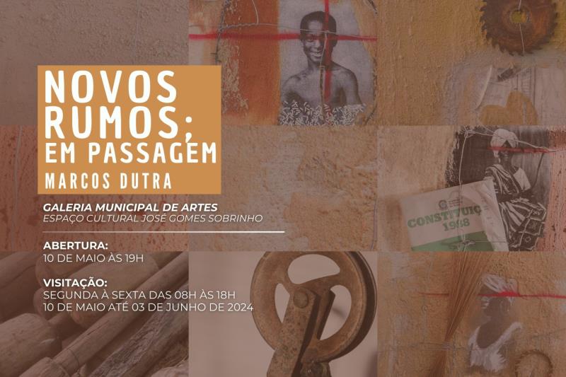 Marcos Dutra retorna à Galeria Municipal de Arte com nova exposição