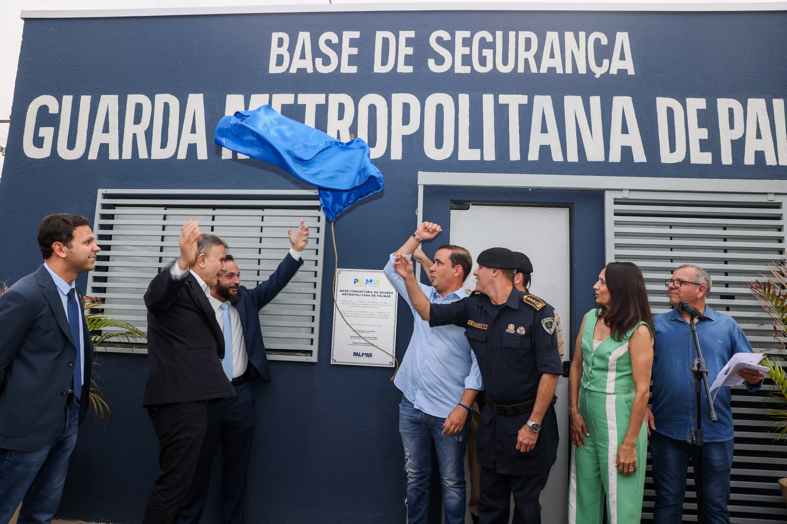 Prefeitura de Palmas inaugura Base Comunitária da Guarda Metropolitana na Praia da Graciosa