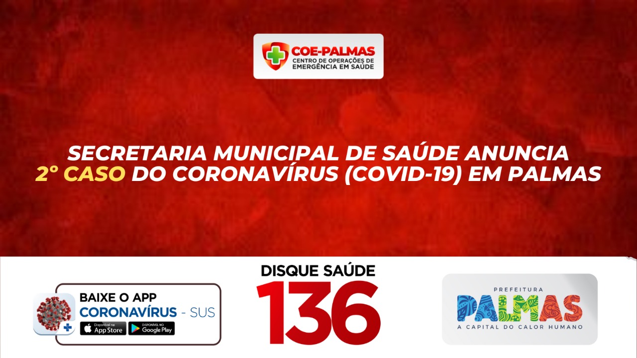 Prefeitura confirma segundo caso de contaminação pelo coronavírus