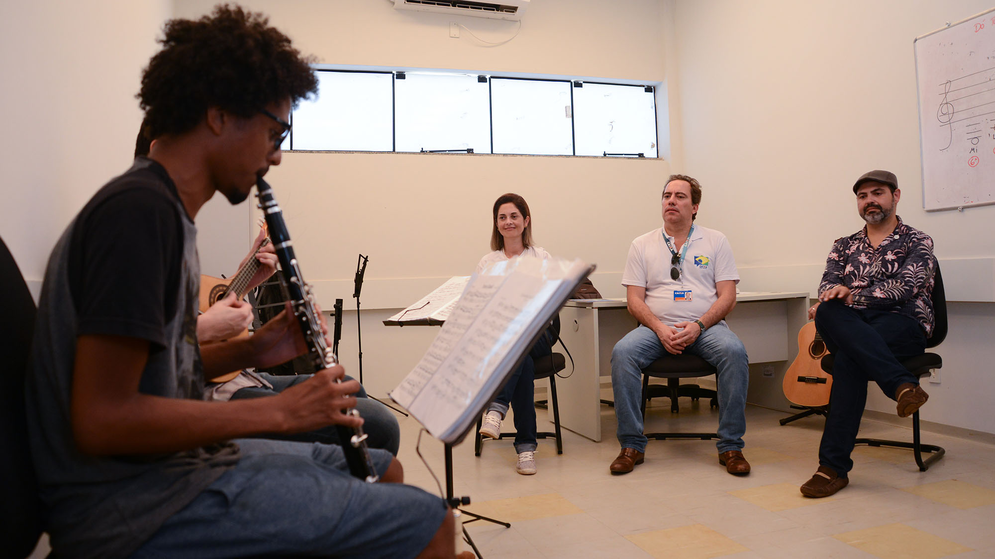 Presidente da Caixa Econômica Federal visita Espaço + Cultura em Palmas