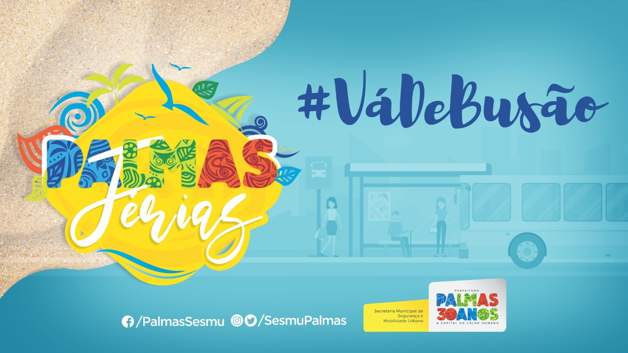 Sesmu disponibiliza ônibus extras para show de abertura do Palmas Férias 2019 na Praia da Graciosa
