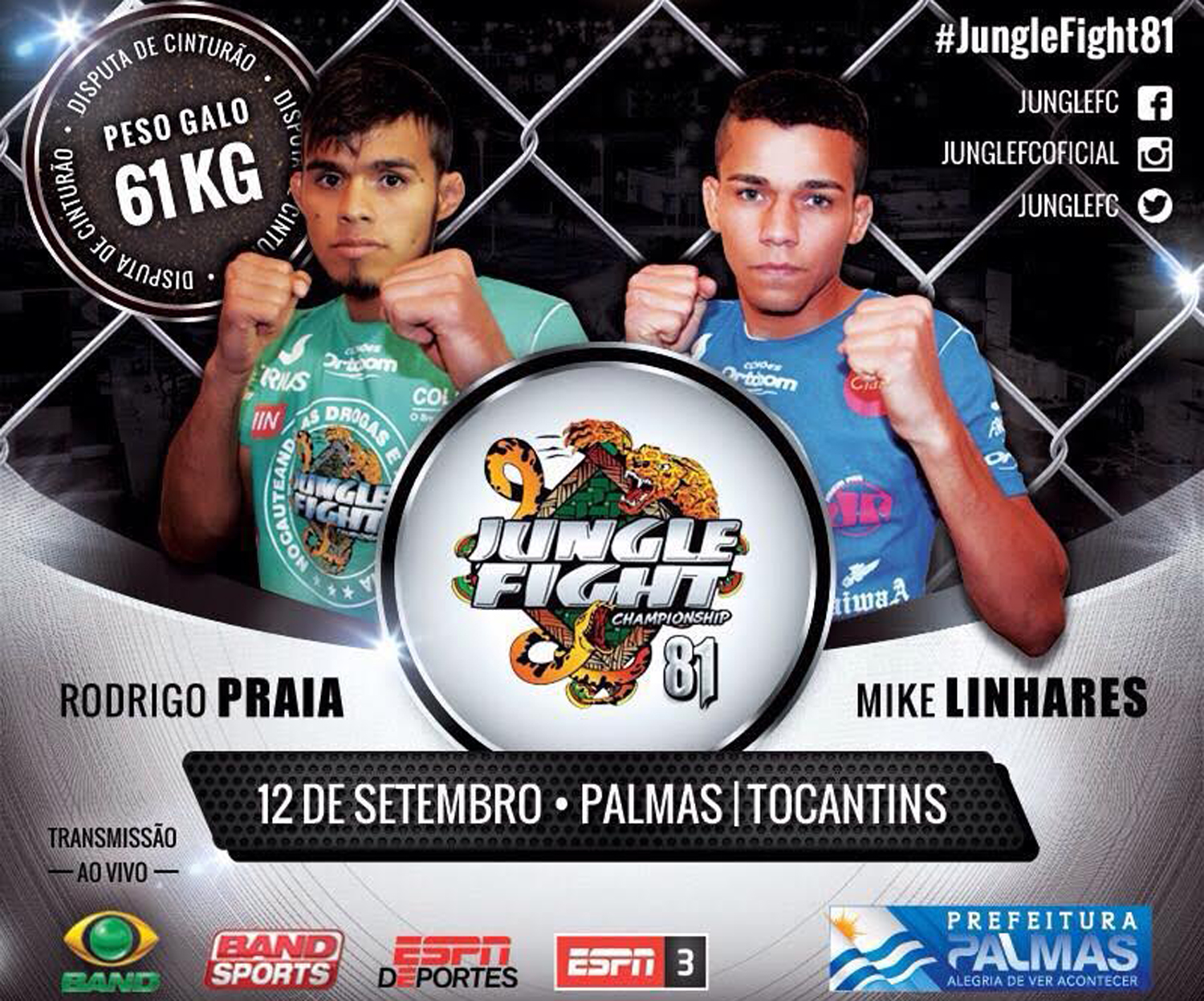 Abertas inscrições para sorteio de ingressos do Jungle Fight 81