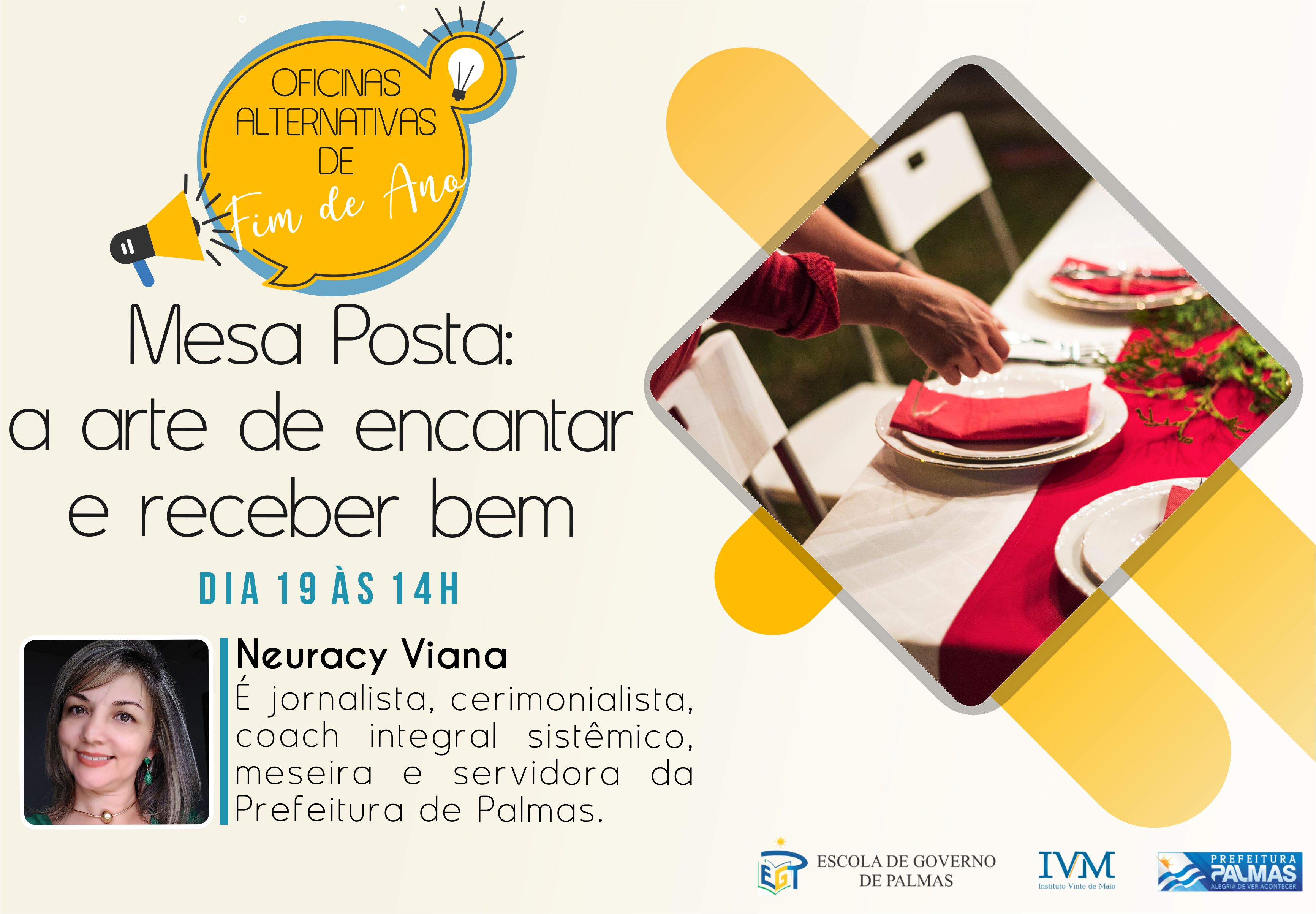 Mesa posta encerra série de oficinas alternativas no IVM