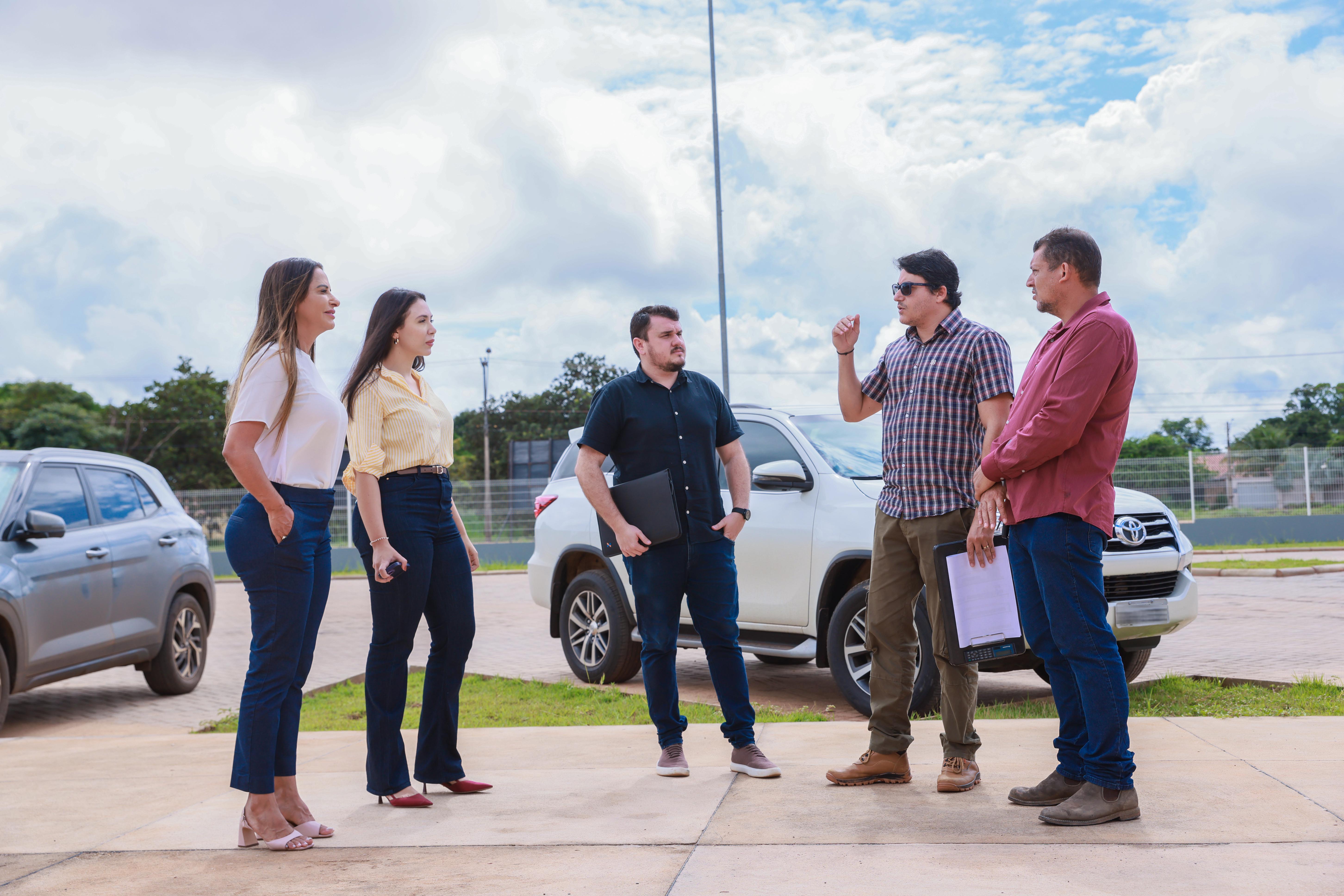 28/02/2025 - Visita Técnica à Obra da Casa da Mulher BrasileiraLocal: Avenida NS02, quadra 902 Sul, Palmas - TOFoto: Júnior Suzuki