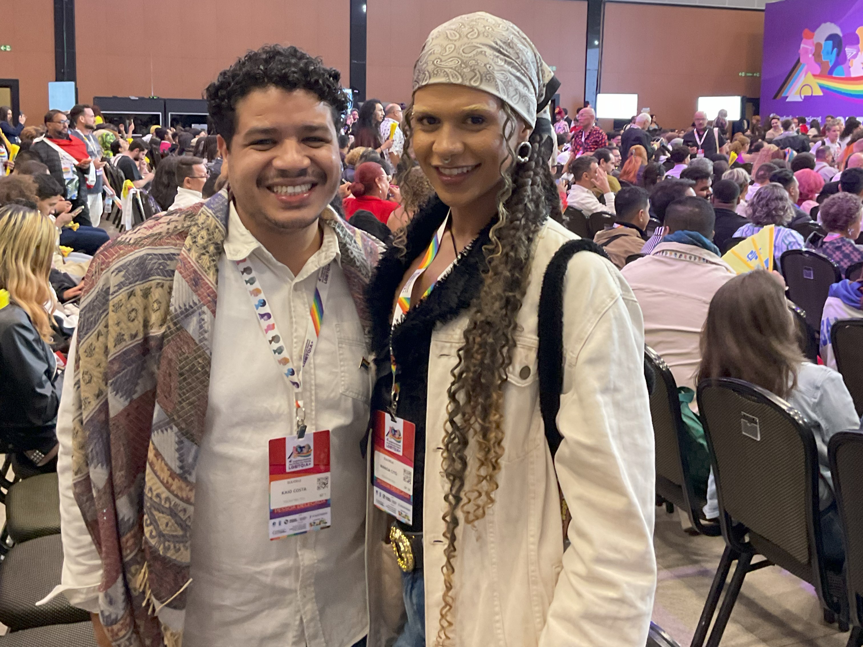 Kaio Costa e Wanda Citó participaram do GT que trata de políticas públicas voltadas para o mapeamento da população LGBT+ no Brasil, conforme CensoTrans implementado pela Prefeitura através da Seirdh.