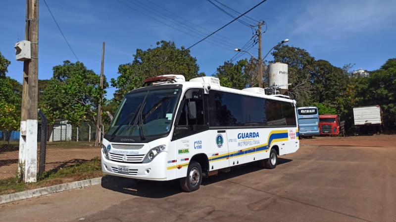 Projeto-piloto ‘Busão  Mais Segurança da GMP’ chega à  região norte da Capital