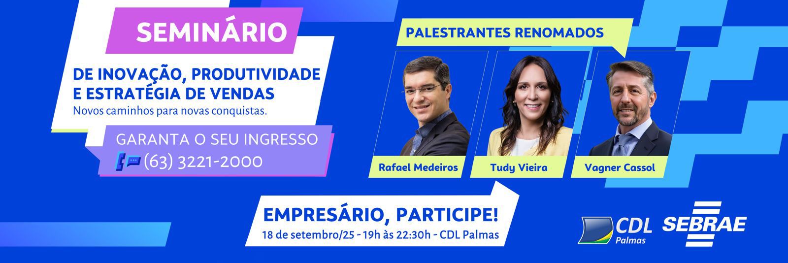 O lançamento acontece na mesma data em que será promovido o Seminário de Inovação, Produtividade e Estratégia de Vendas.