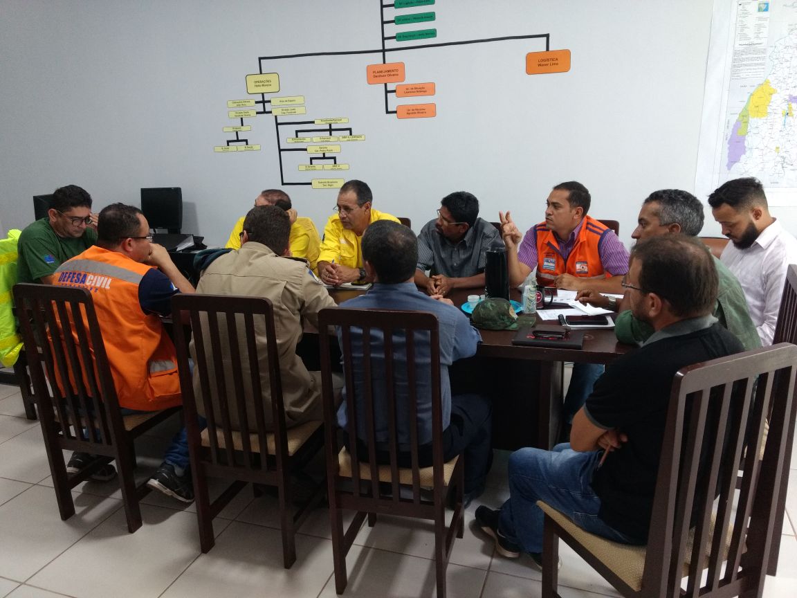 Defesa Civil Municipal e GMP na força-tarefa federal para combater queimadas na Serra do Lajeado