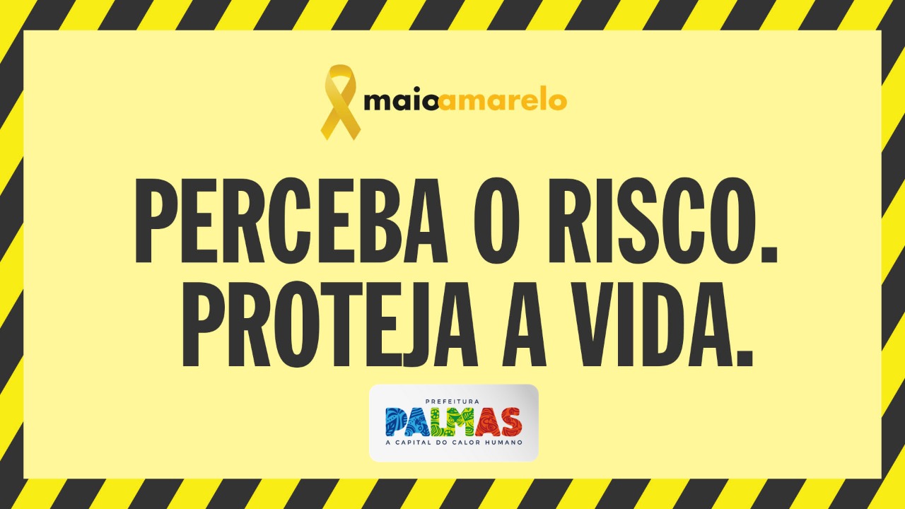 Campanha Maio Amarelo será voltada aos profissionais que prestam serviços essenciais