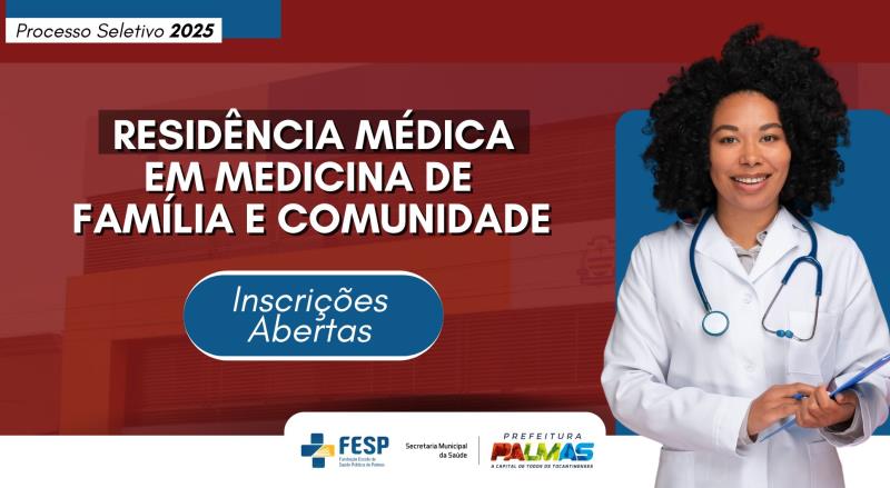 Estão abertas inscrições para residência médica em medicina de família e comunidade