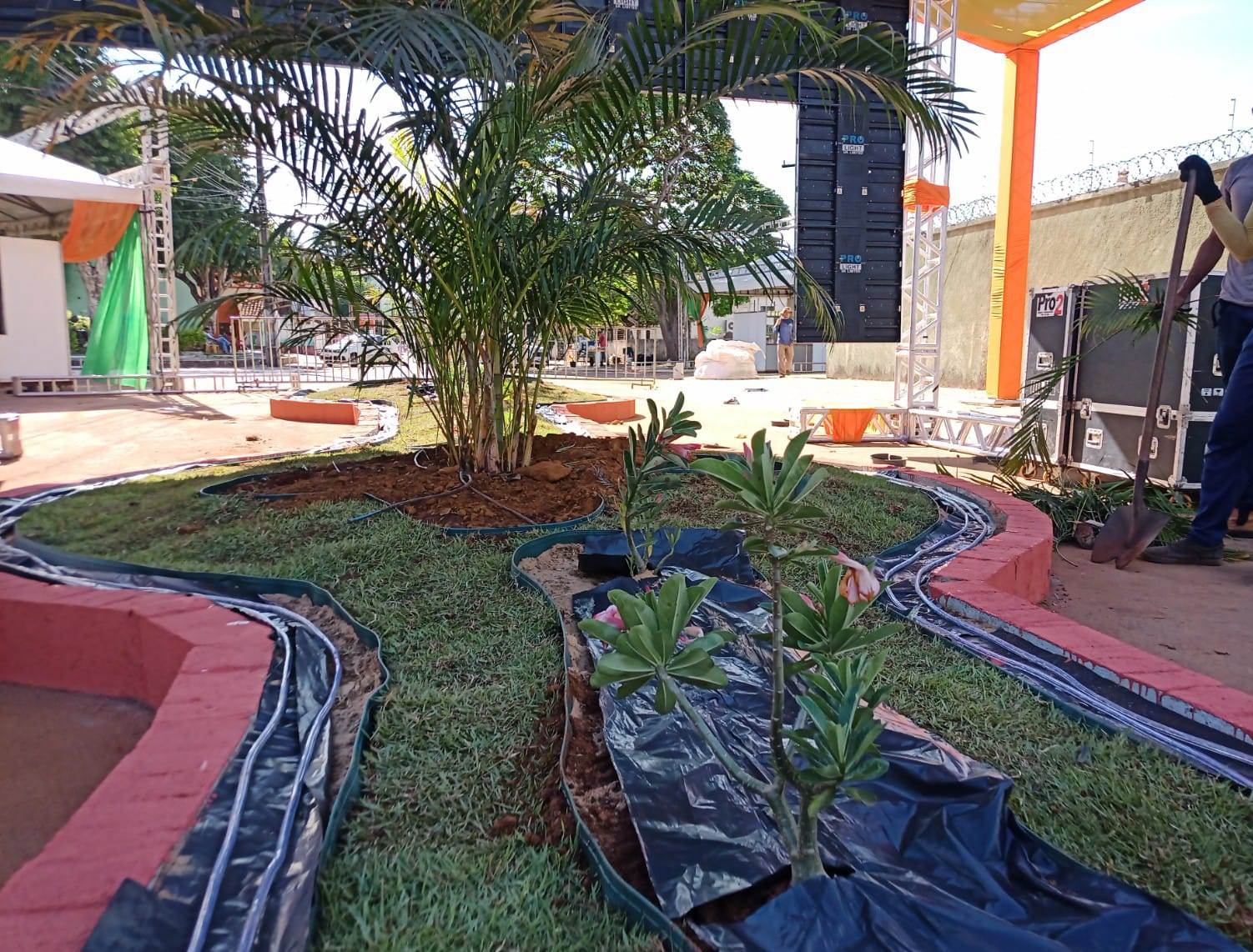 15º FGT: circuito gastronômico recebe incremento no paisagismo e iluminação