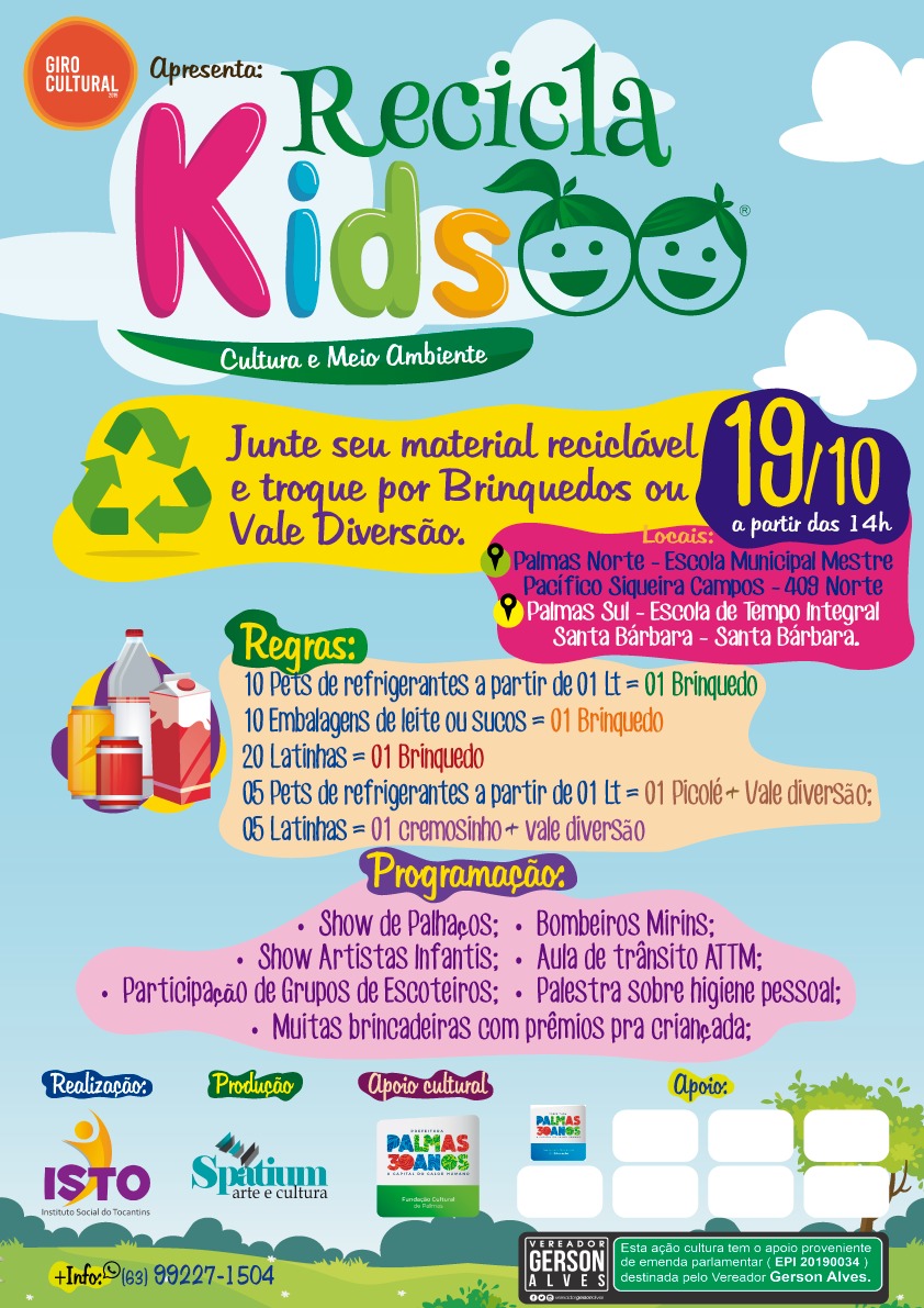 Projeto Minicidade será apresentado durante o Recicla Kids