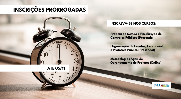 Instituto 20 de Maio prorroga inscrições para três cursos até sexta, 05