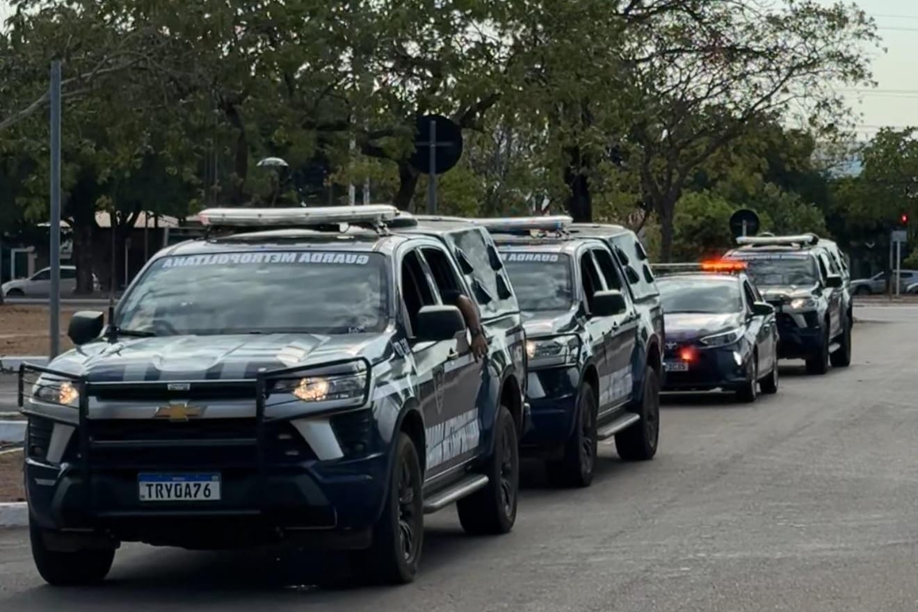 Guarda Metropolitana de Palmas recebe 14 novas viaturas