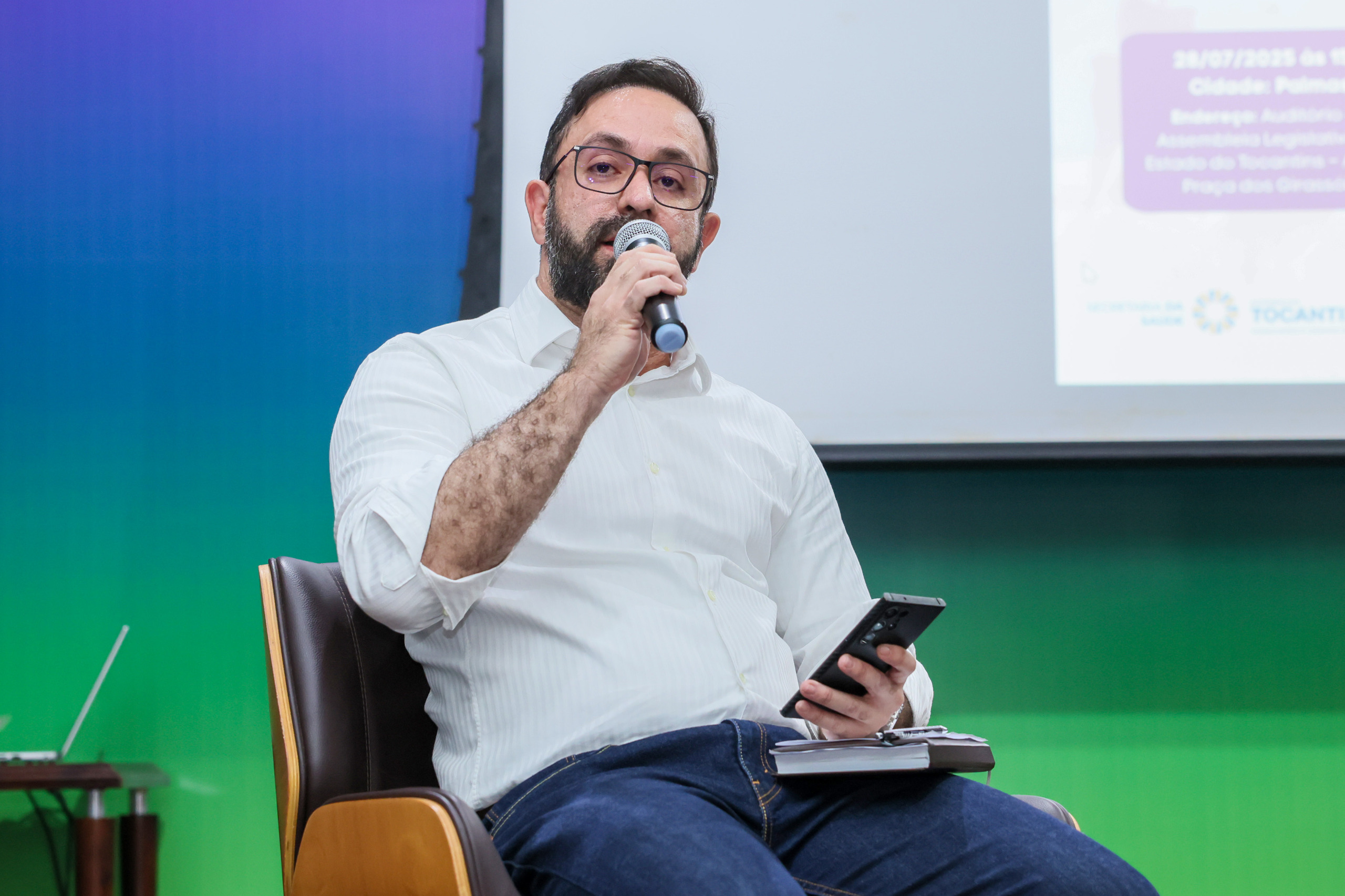 o secretário executivo da Semus, Rafael Mendonça, destacou as ações adotadas em Palmas