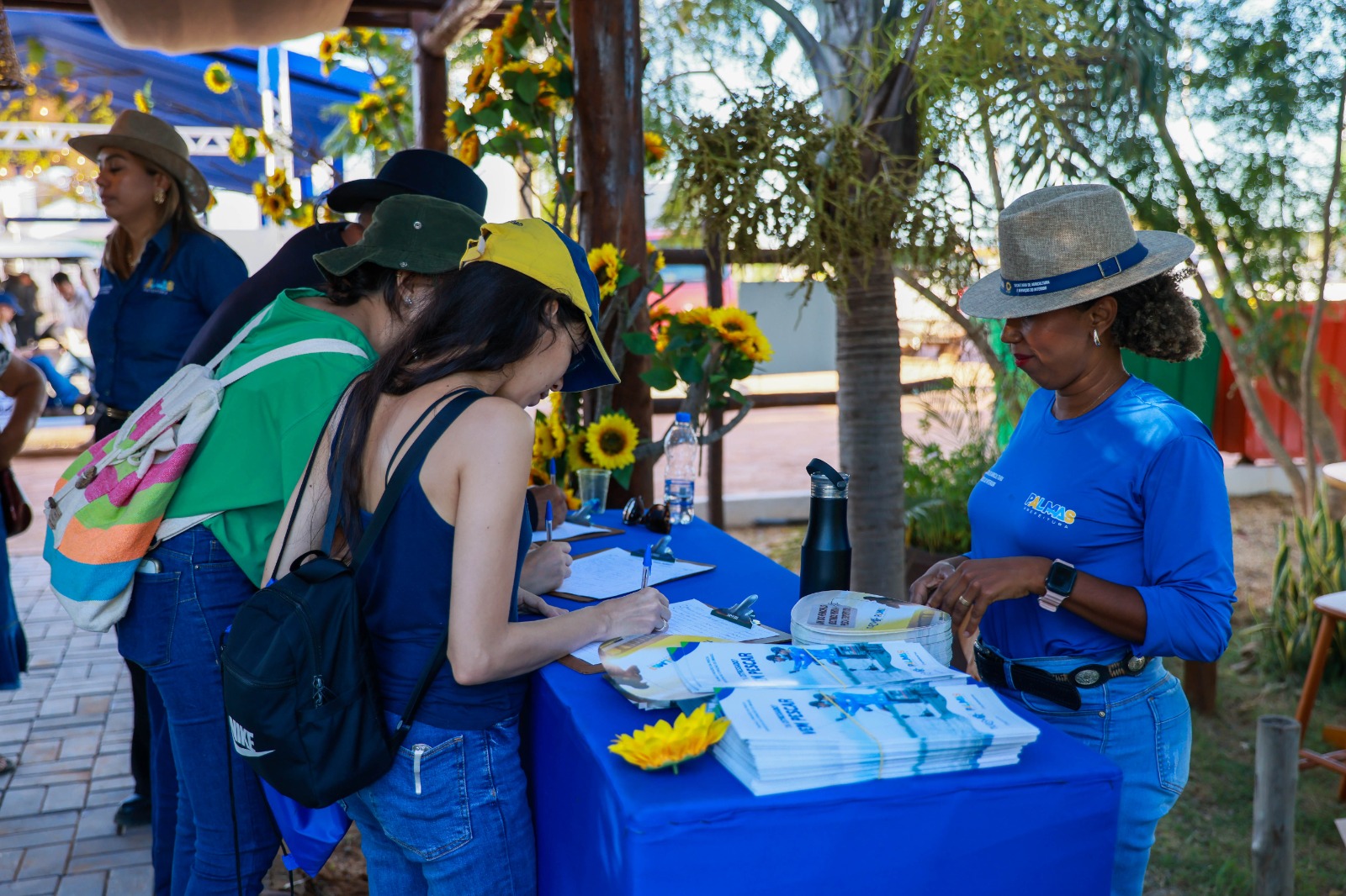 dos visitantes no primeiro dia da Agrotins 