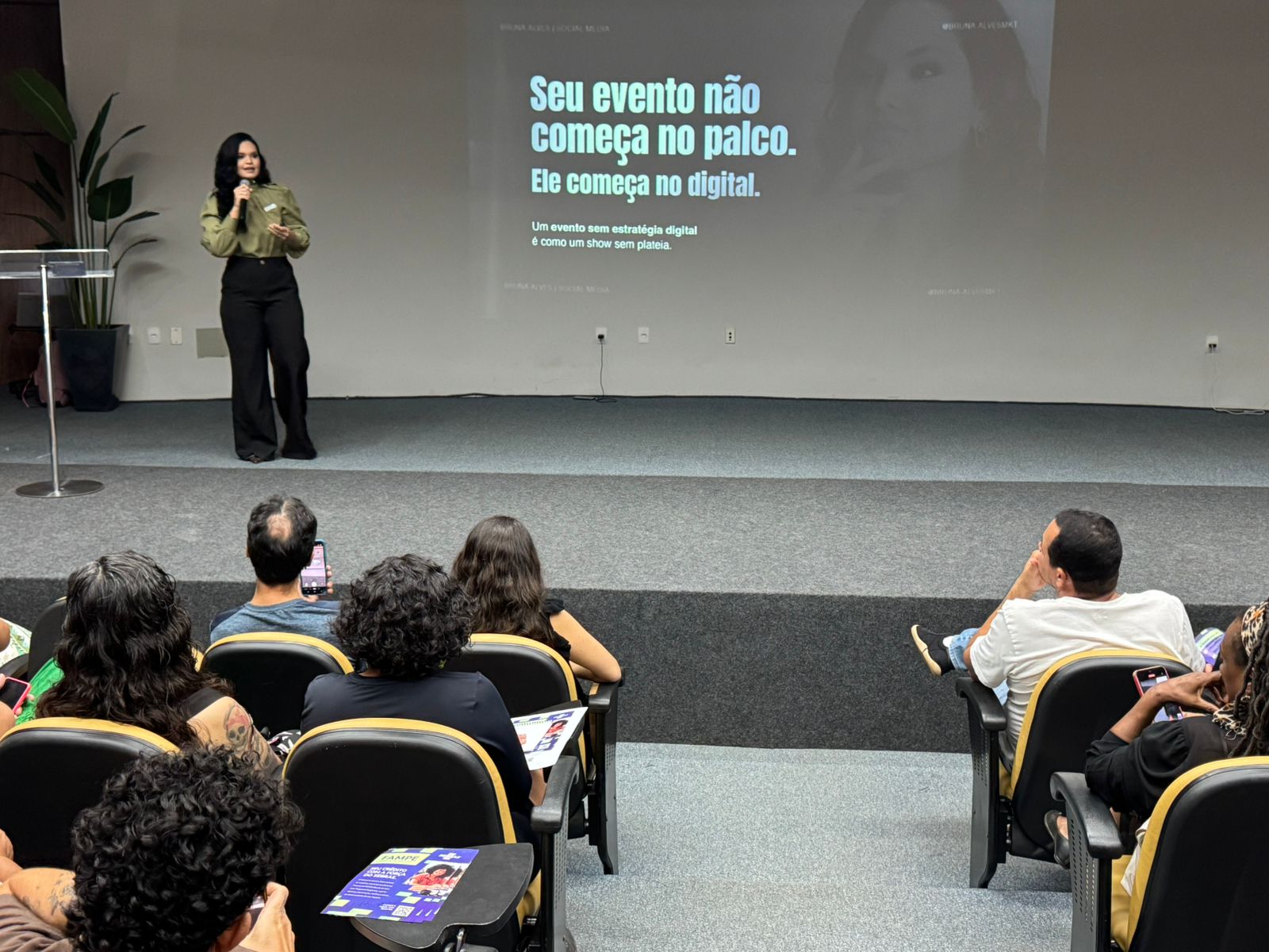 Bruna Alves falou sobre estratégias de empreendedorismo nas redes sociais