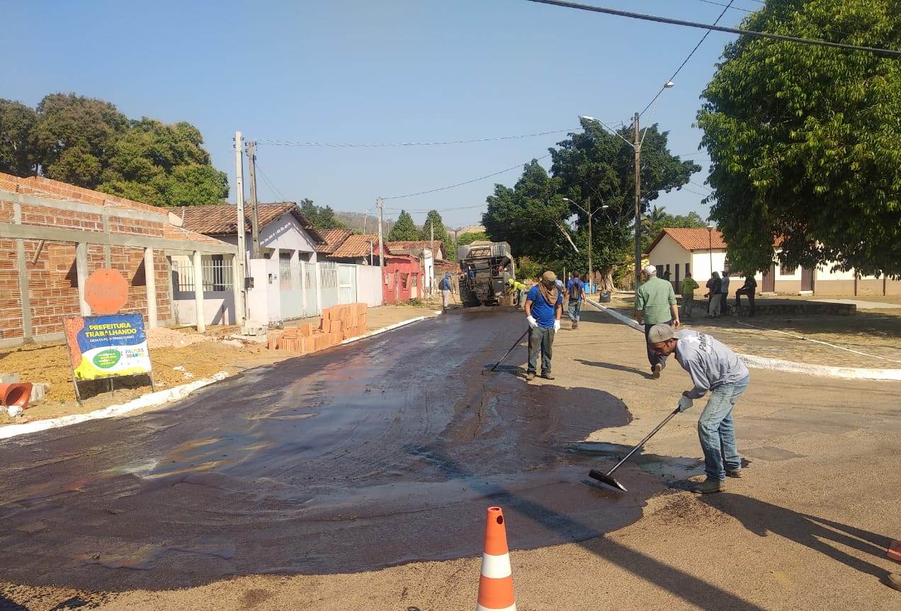 Distrito de Taquaruçu tem suas ruas e avenidas recapeadas