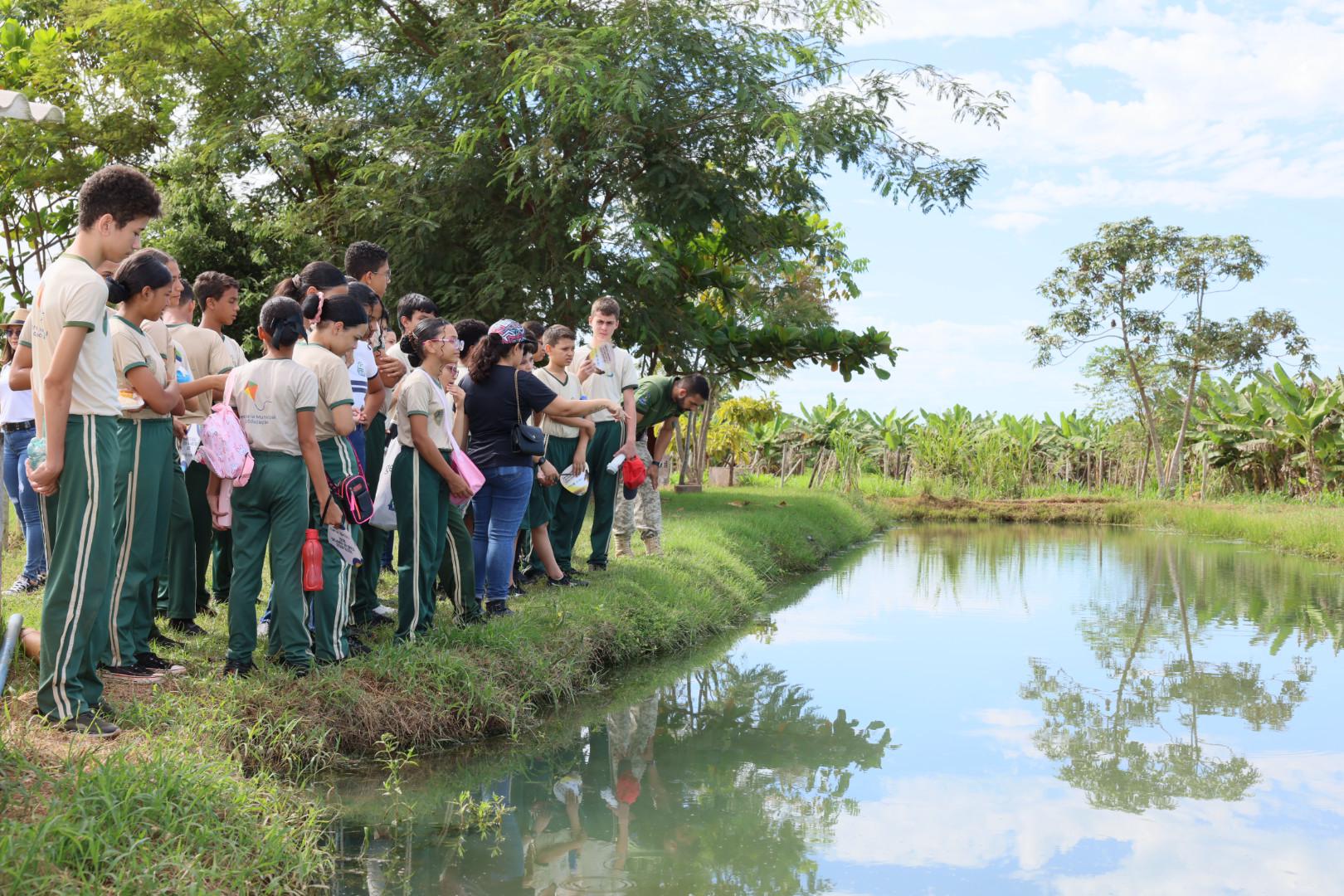 Estudantes participaram de diversas atividades práticas