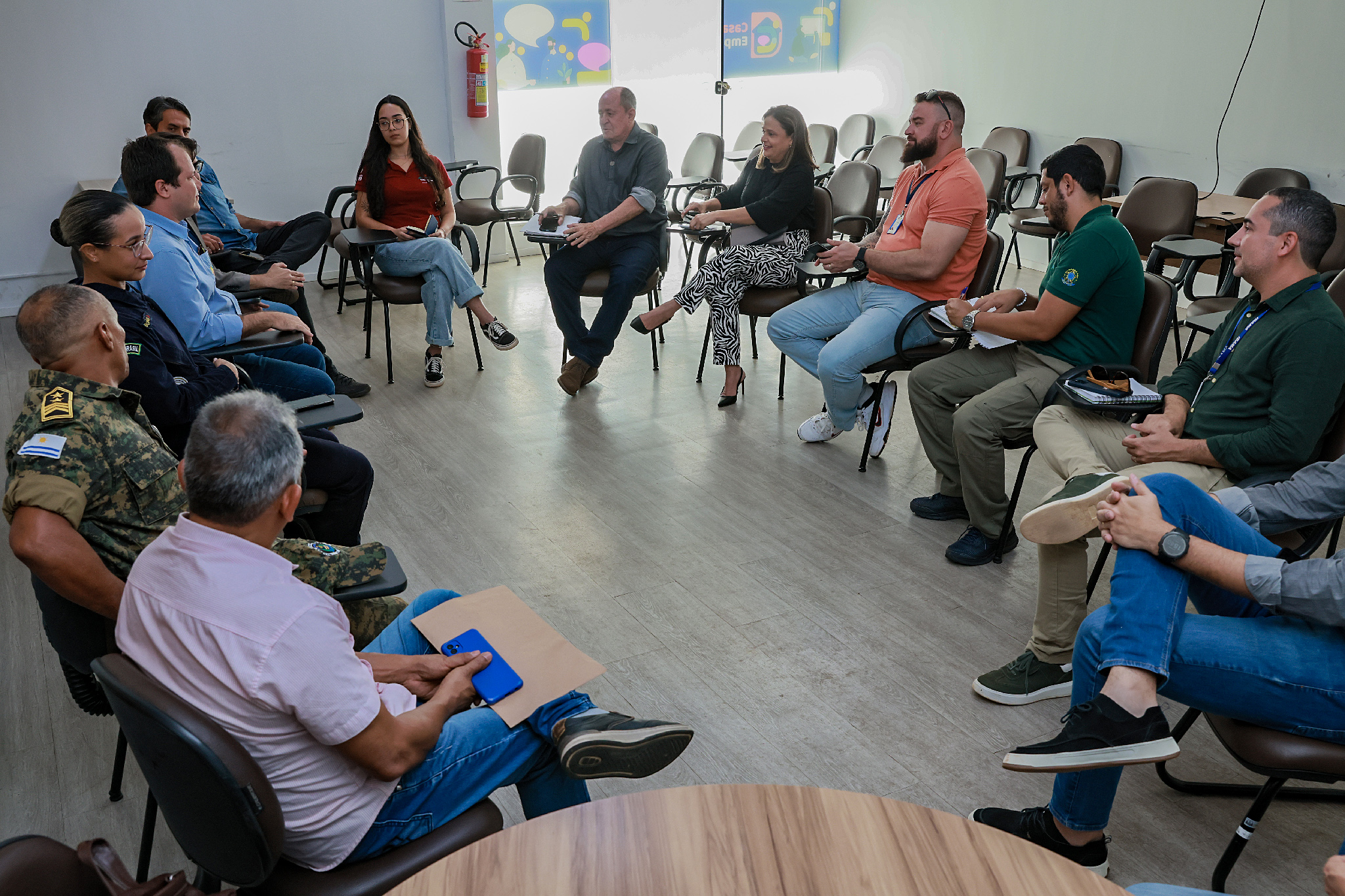 01/04/2025 - Fundação Municipal de Meio Ambiente (FMA) apresenta durante reunião plano de uma ação conjunta com parceiros para fiscalizar nos fins de semana e feriados o reservatório da Usina Hidrelétrica de Lajeado (UHE Lajeado).