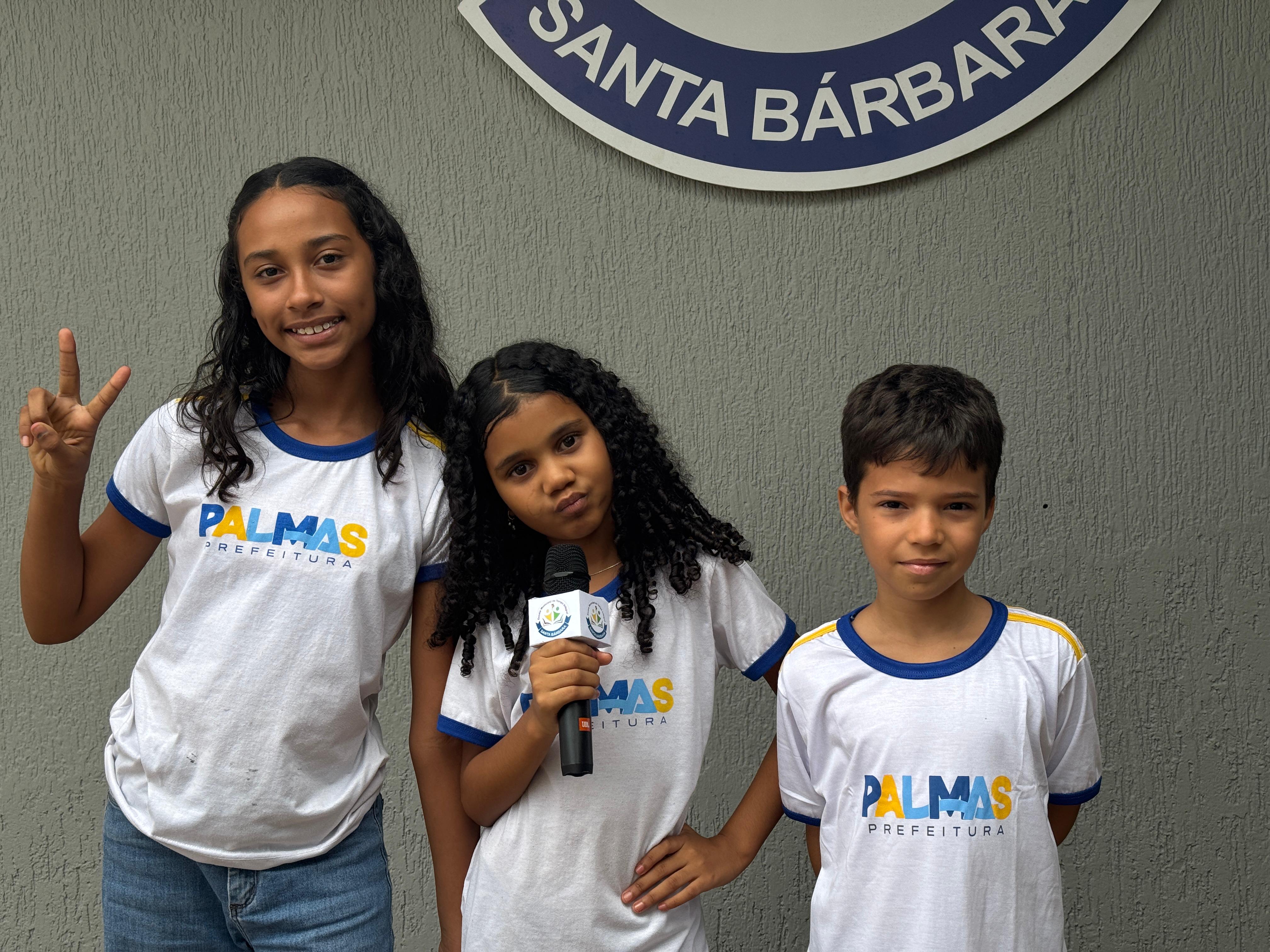 Na ETI Santa Bárbara, alunos e professores estão produzindo conteúdos em formato audiovisual  sobre como funciona o Saeb