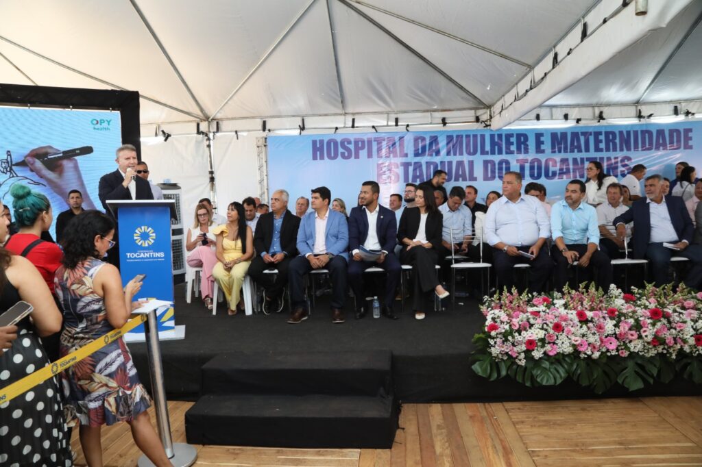 Eduardo Siqueira Campos destaca parceria entre Prefeitura e Estado durante início das obras do Hospital da Mulher e Maternidade Estadual