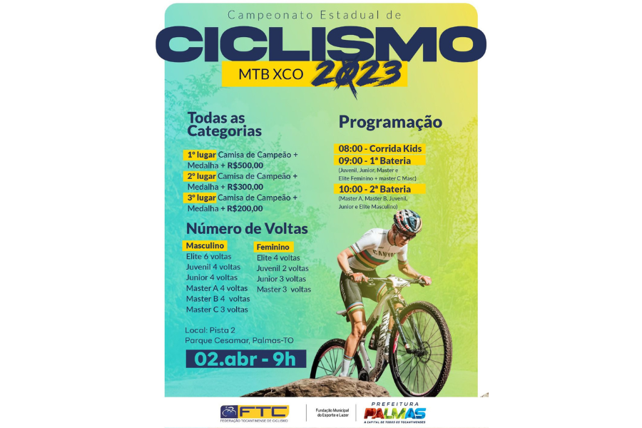 Parque Cesamar recebe competição Mountain Bike Cross Country Olímpico