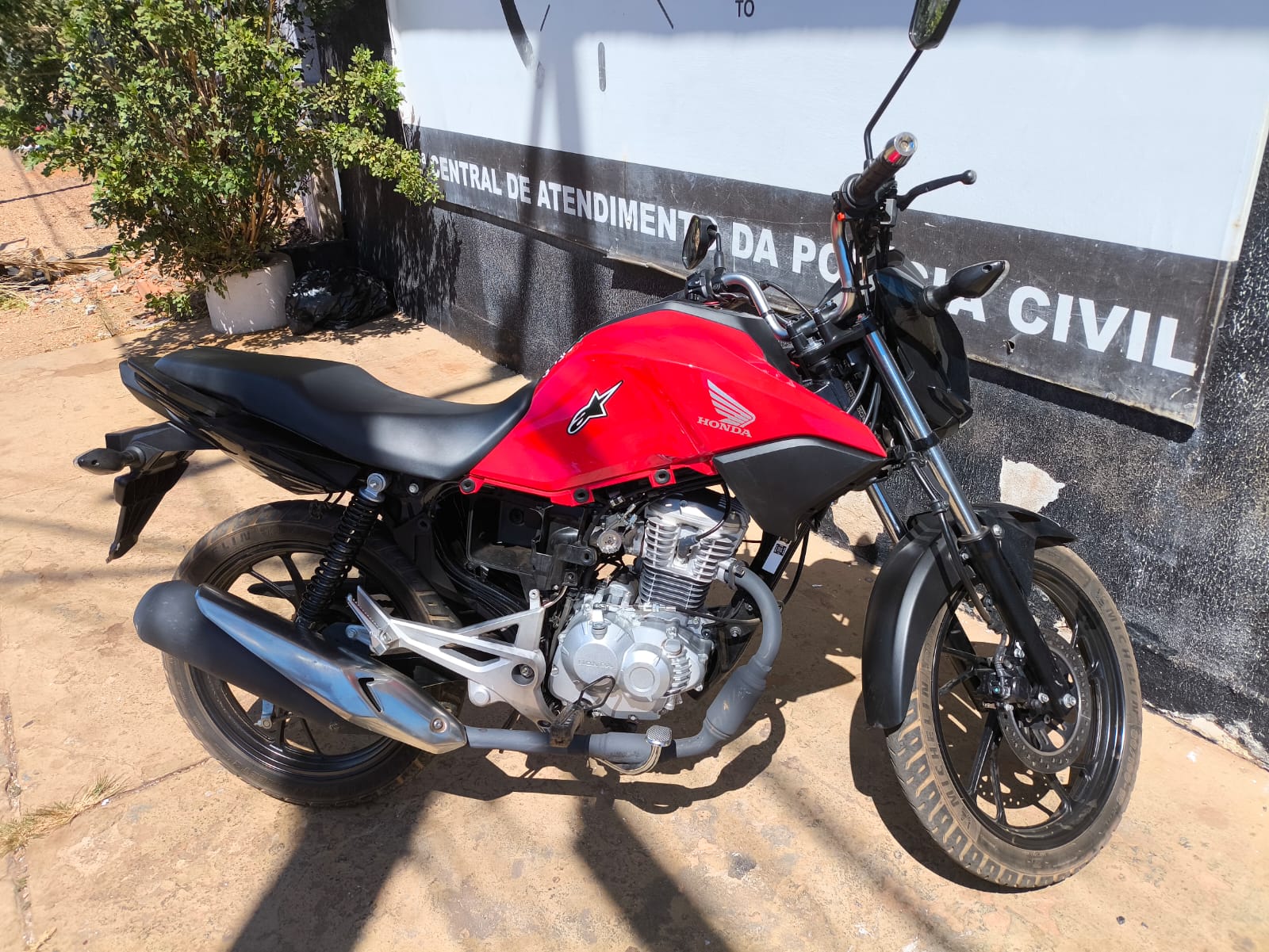 Moto produto de furto/roubo é recuperada pela Guarda Metropolitana de Palmas