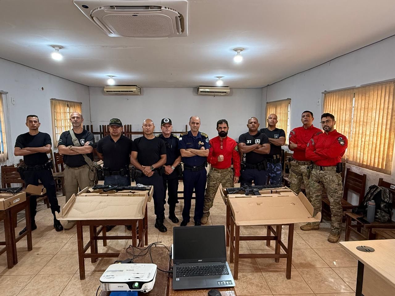 Instrutores da GMP recebem capacitação do Grupo de Operações Especiais – Foto: Divulgação